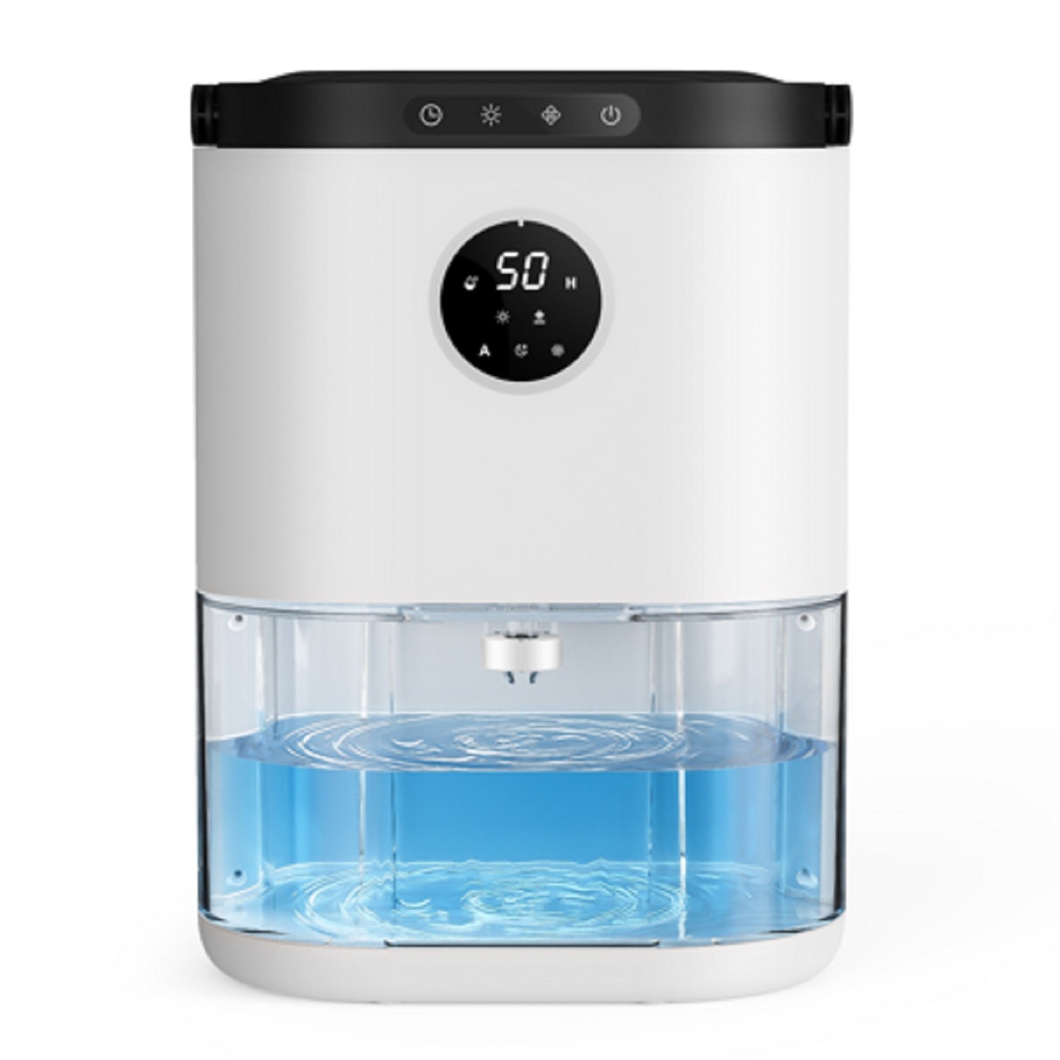 ALROCKET DH CS02 US 01 5 Pint Dehumidifier with Timer - Ultra Quiet 4500 Sq Ft Capacity for Large Rooms, Auto Defrost - Perfect for Home, Bathroom, Basement, Garage & RV Use