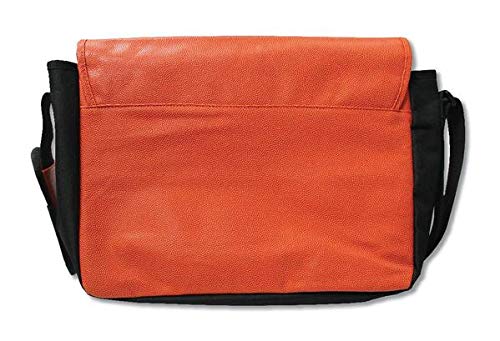 **South Carolina Gamecocks Basketball Genuine Leather Laptop Messenger Bag - Orange - Perfect for College, Work & Travel**