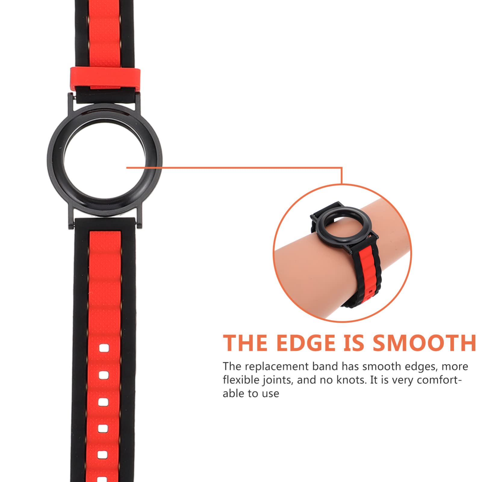 **CRAFTHROU Silicone Watch Band & Cover - Durable Strap Wristband for Smartwatches, Fitness Tracking, Sports & Everyday Use**