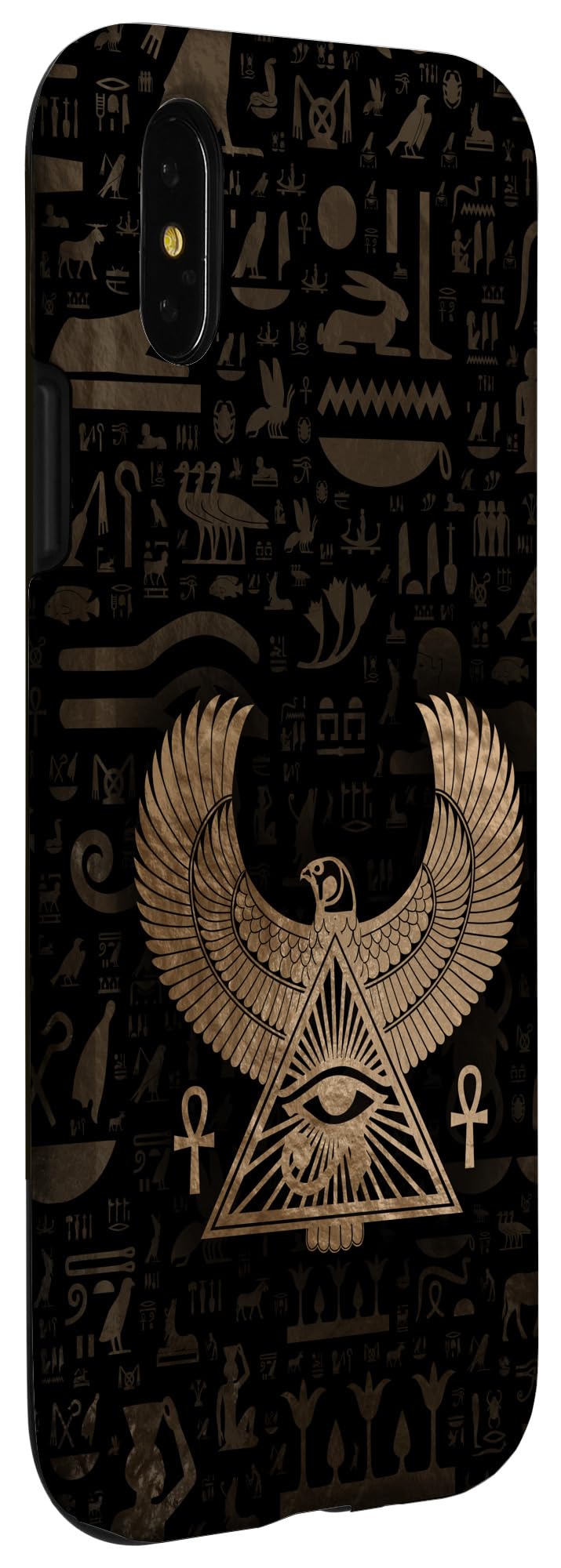 Egyptian Eye of Horus iPhone X/XS Phone Case - Protective Wadjet Design for iPhone X & XS - Perfect for Travel, Spiritual Protection & Unique Style