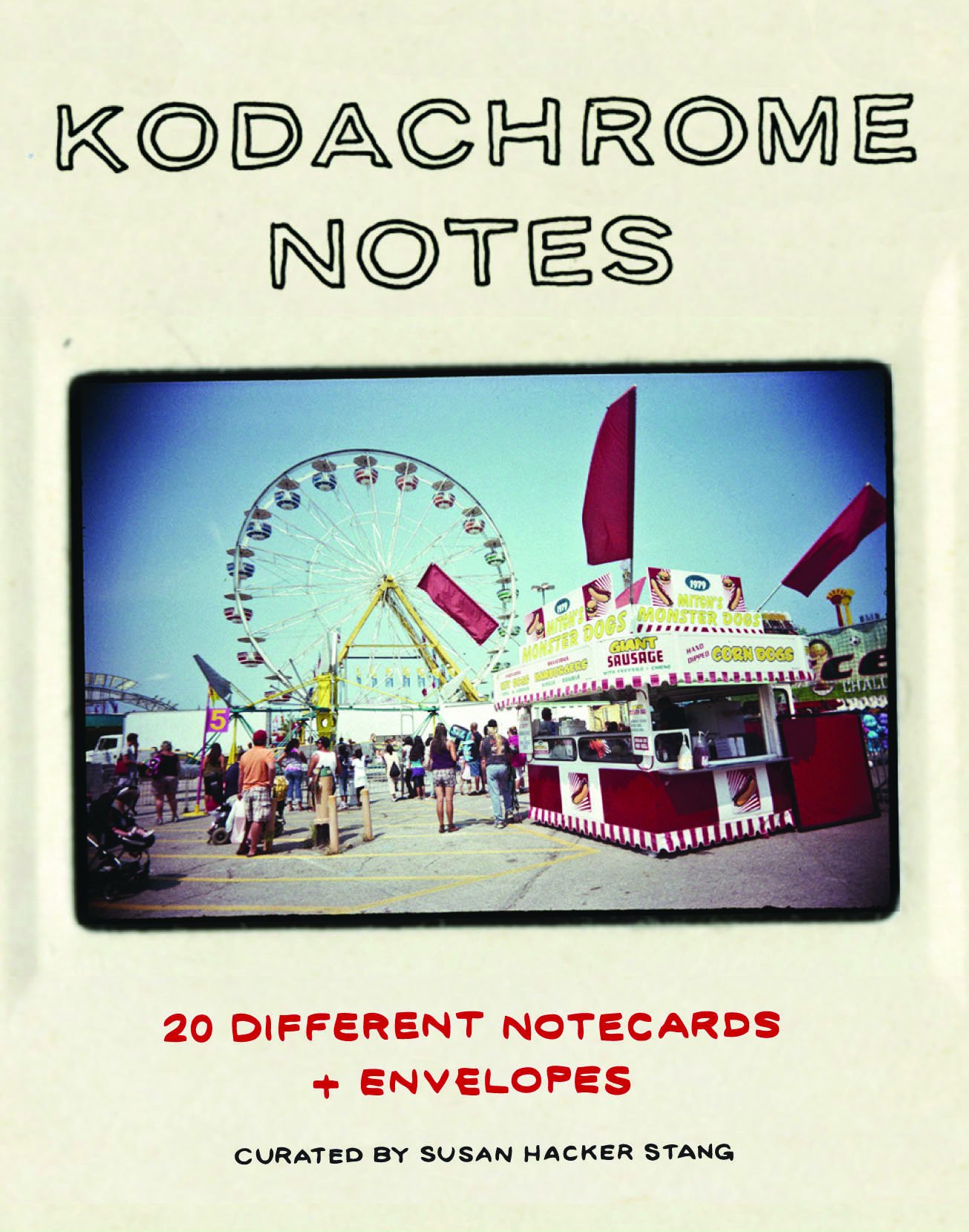 Kodachrome Notes: 20 Unique Vintage Photo Notecards with Envelopes - Retro Photography Stationery Set for Thank You Cards, Wedding Invitations & Collectors Gifts