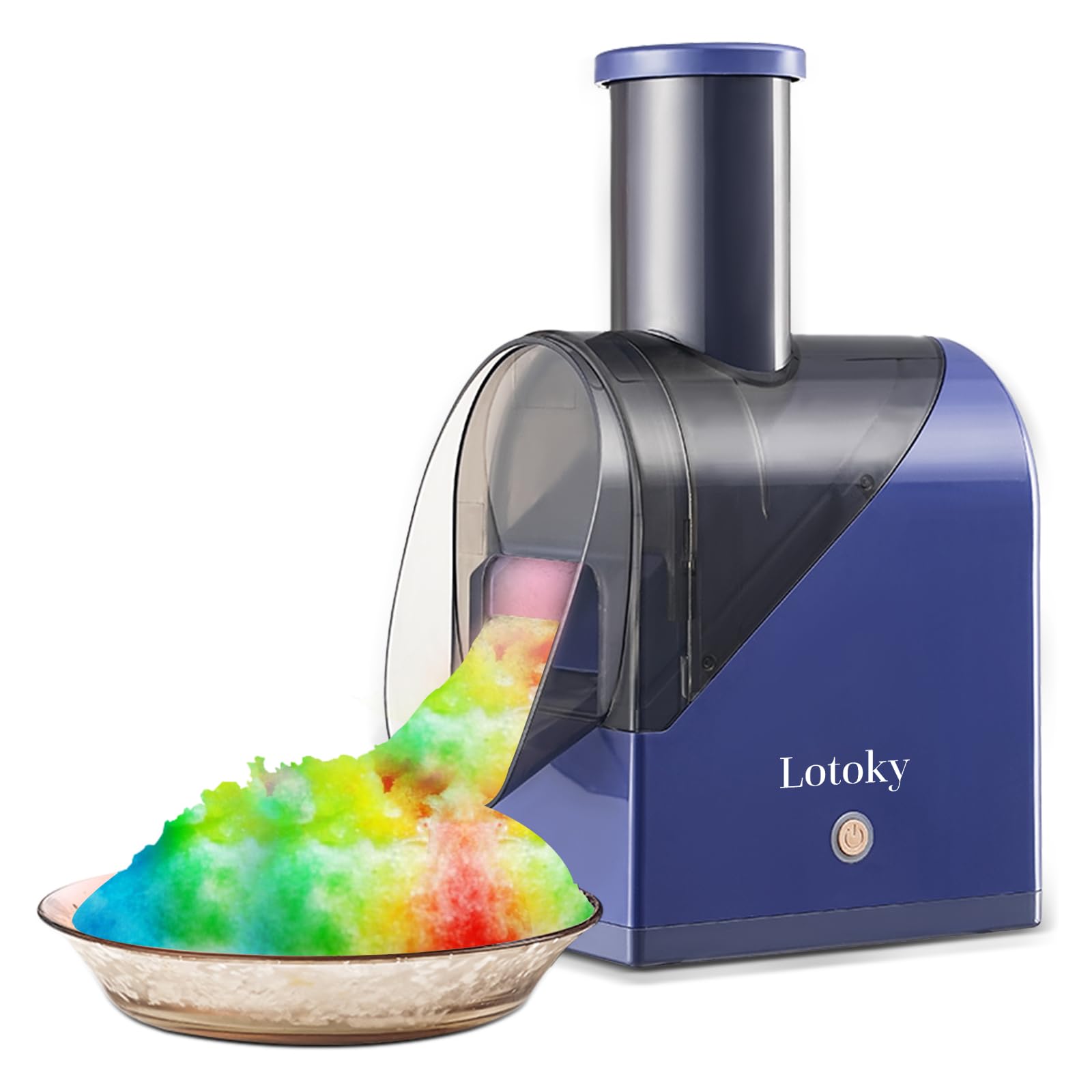 Electric Ice Shaver Machine - Stainless Steel Shaved Ice Maker for Homemade Slushies, Snow Cones, Cocktails & Frozen Drinks | Commercial & Home Use | Easy to Clean & Store | Perfect for Parties, Cafes & Summer Treats