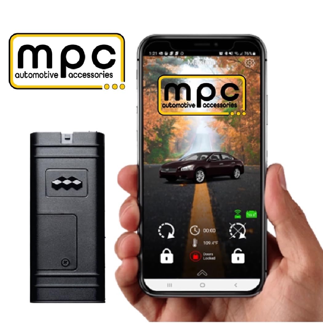 MPC Plug N Play Remote Car Starter with Smartphone Control for 2008-2010 Dodge Journey | Gas Engine | Key to Start | T-Harness Included | Factory Key Fob Activated (Press 3X to Start) - Perfect for Cold Winter Mornings & Convenient Remote Vehicle Warm-Up