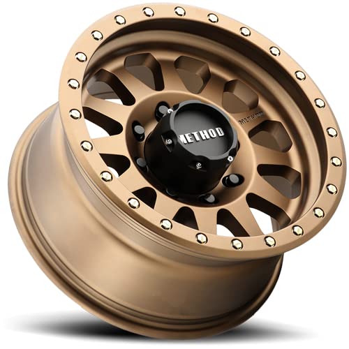 Method Race Wheels 304 Double Standard Bronze Wheel - 17x8.5 Inches, 8x170mm Bolt Pattern, 0mm Offset - Premium Off-Road Wheels for Trucks & SUVs - Ideal for Trail Riding, Rock Crawling & Off-Road Adventures