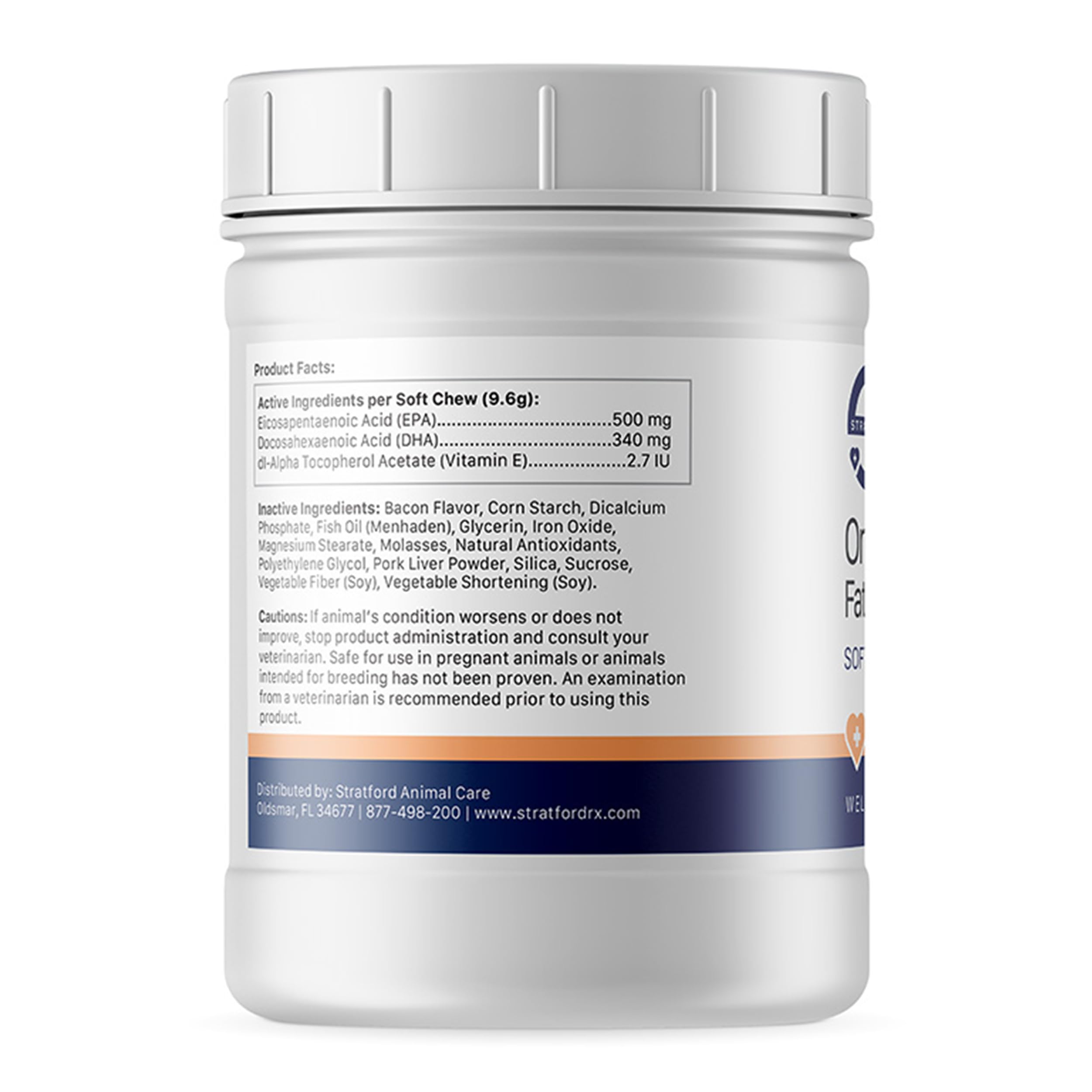 Stratford Pharmaceuticals EZ Chew Omega 3 Fatty Acid Soft Chew Max Strength for Dogs - Fish Oil Supplement for Large & Giant Breeds - 150 Count Delicious Soft Chew Treats - Supports Joint, Skin & Coat Health - Perfect for Daily Nutrition & Training Rewards