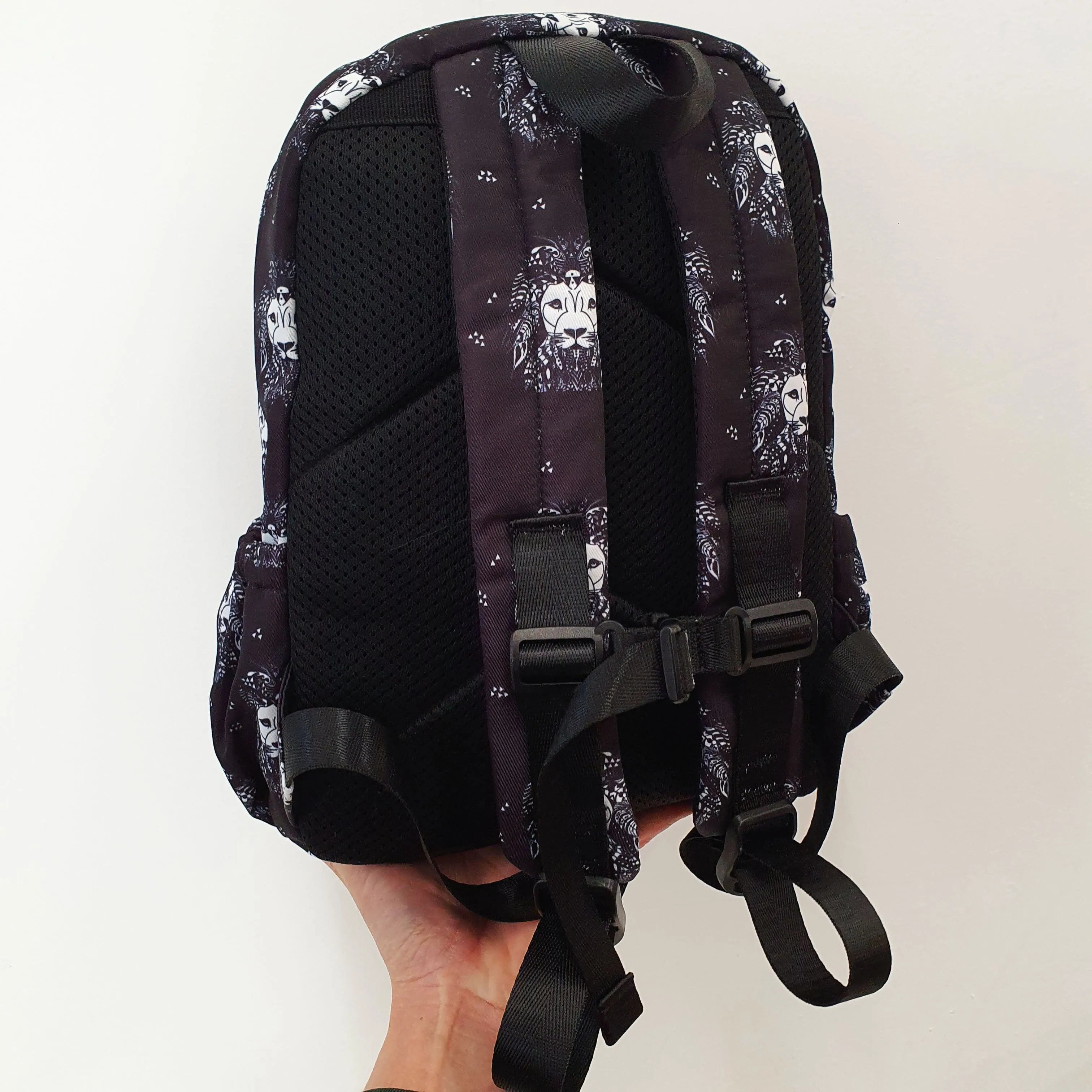 Mini Toddler Backpack - Cute Lion Design for Boys & Girls | Lightweight Preschool Bag for Daycare, Travel & Outdoor Adventures