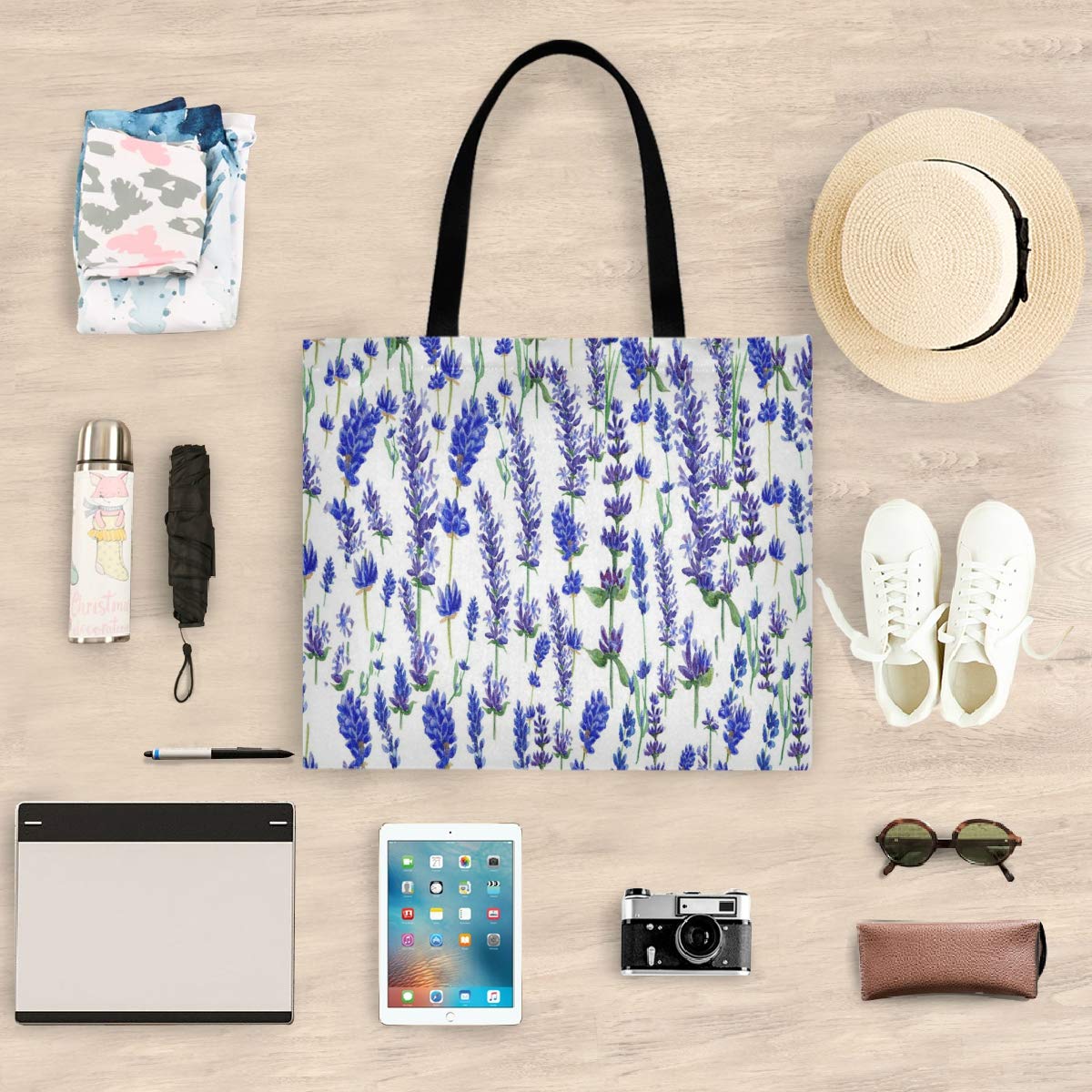 Stylish Women Canvas Tote Bag for Gym Hiking Travel & Beach