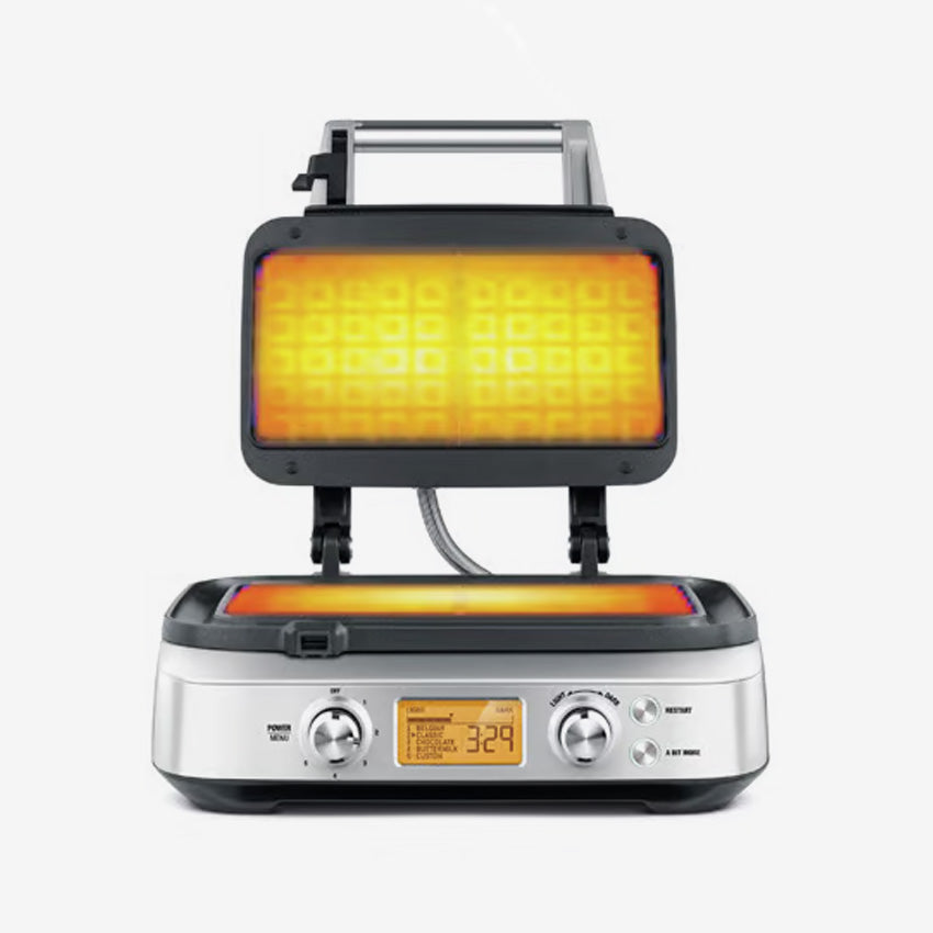 Breville Smart Waffle Pro 2 Slice Stainless Steel Waffle Maker - Perfect for Breakfast, Brunch & Family Gatherings