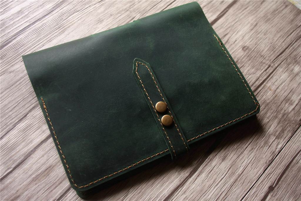 Premium Custom Leather Spiral Notebook Cover - Handmade Personalized Journal Cover for Writers & Professionals - Perfect for Office, School & Travel Use