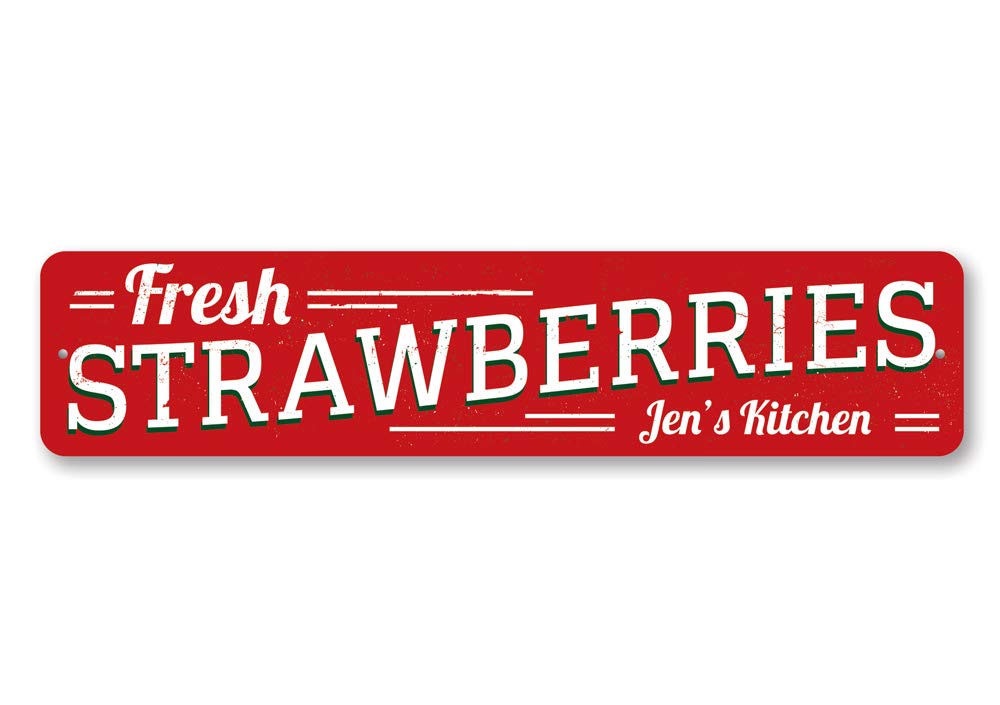Custom Strawberry Kitchen Sign - 6
