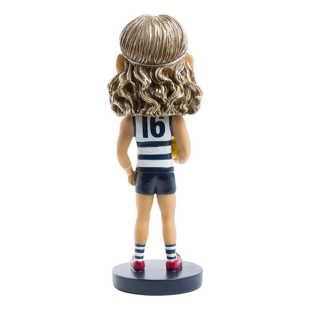 Geelong Cats AFL Sam De Koning Bobblehead - Official AFL Collectible for Fans & Sports Memorabilia Enthusiasts - Perfect for Display in Home, Office or Man Cave