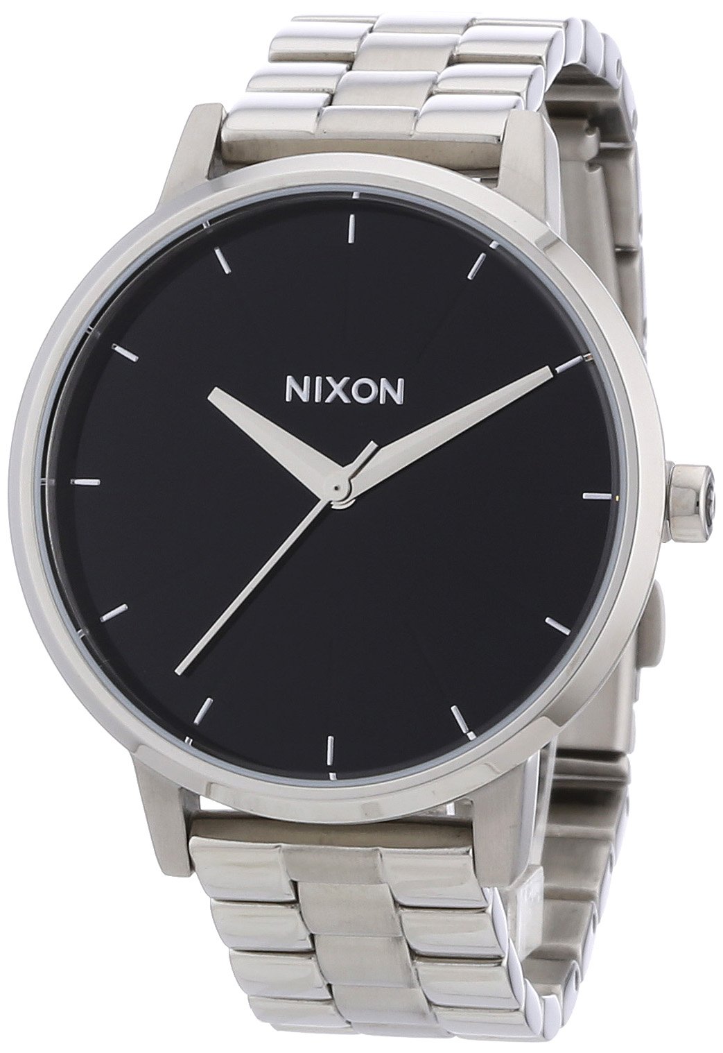 Nixon A099000 The Kensington Black Dial Stainless Steel Watch for Men - Waterproof & Durable - Perfect for Business, Casual & Outdoor Activities