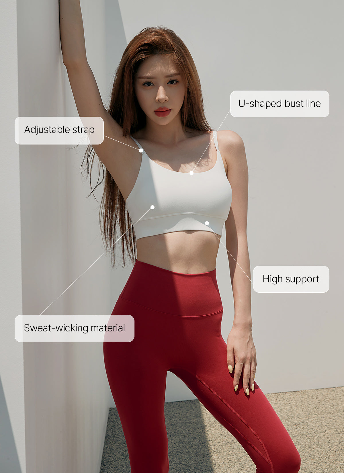 Heidi Basic Bra Top - Comfortable Wireless Bralette for Women, Seamless Yoga Sports Bra, Perfect for Workout, Lounge & Everyday Wear