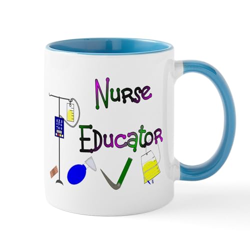 White/Blue Inside - Nurse Educator Mug
