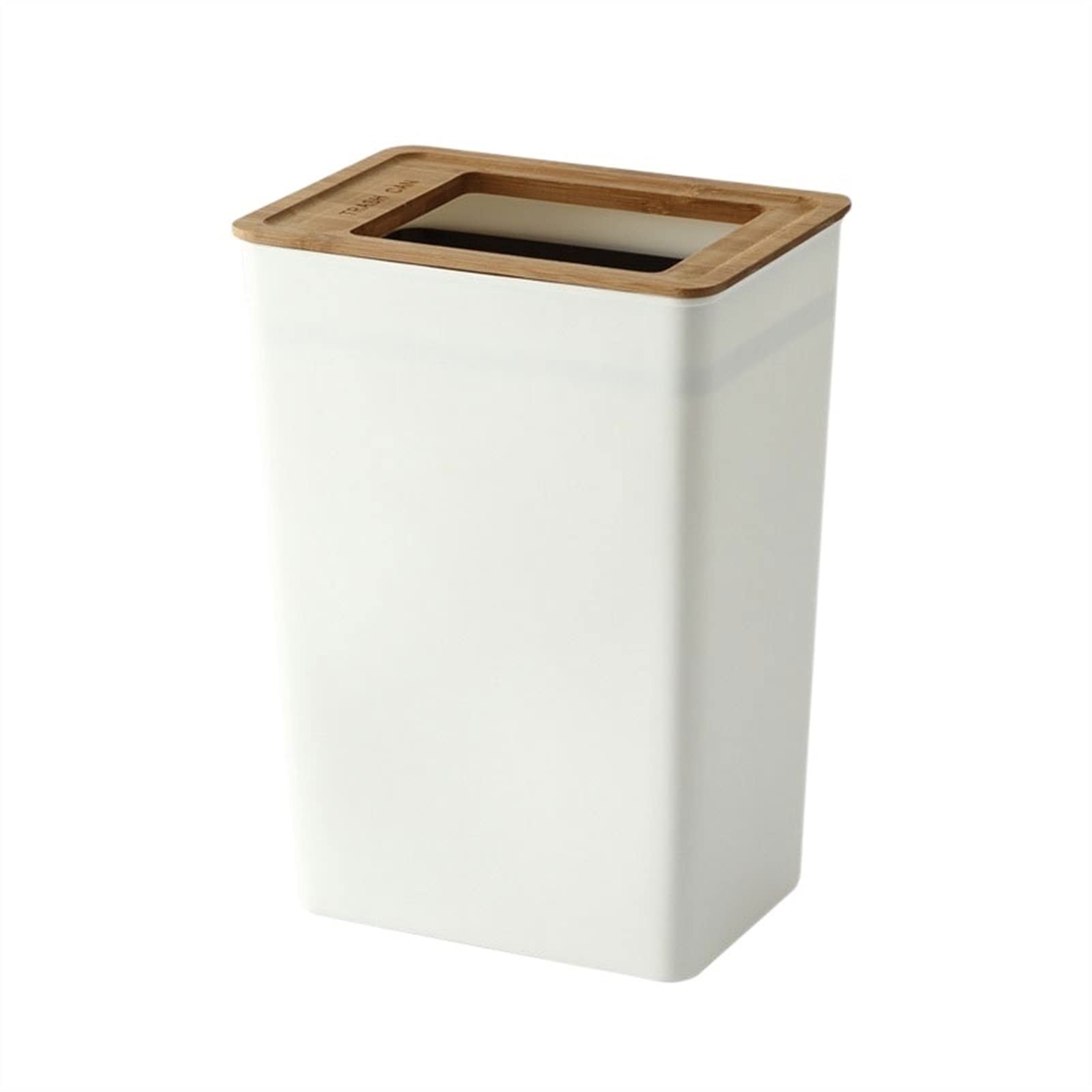 UNNS 9L Office Trash Can - Small Plastic Wastebasket for Home & Office, Durable PP Material Garbage Bin with Lid - Perfect for Desk, Bathroom, Kitchen & Classroom Organization