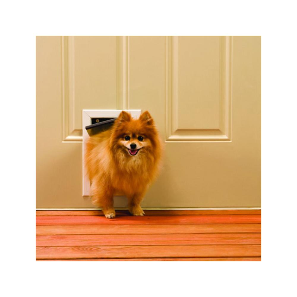 Freedom Aluminum Pet Door - Durable & Weatherproof Dog & Cat Door for Indoor/Outdoor Use - Perfect for Homes, Apartments & Garages