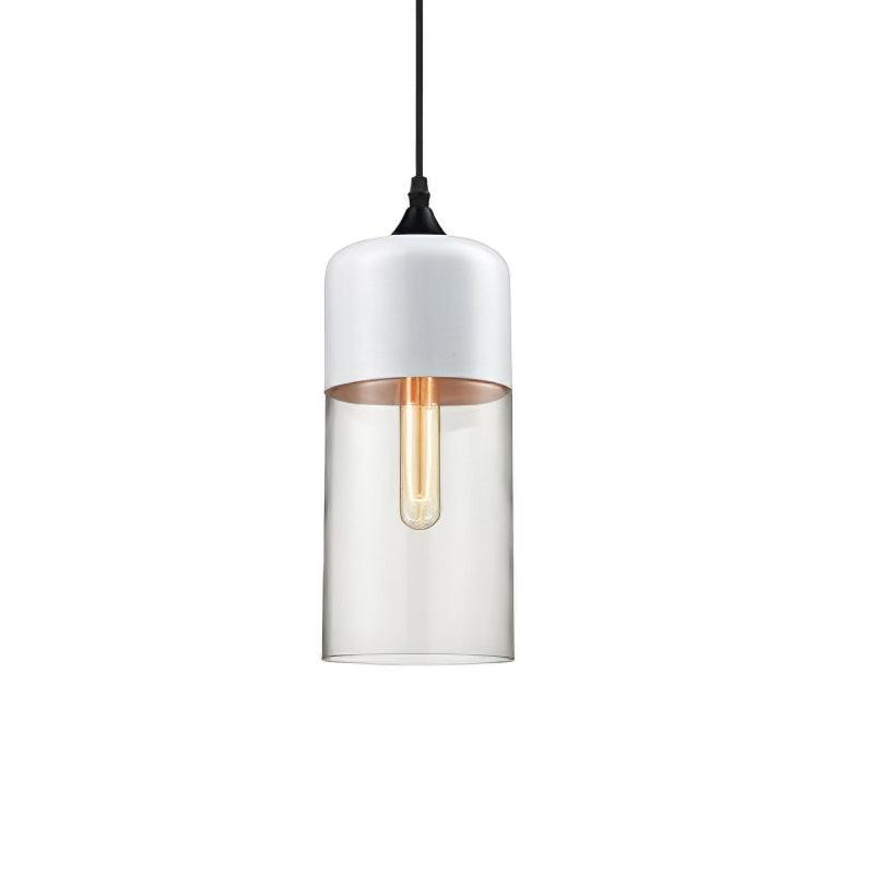 Eclisse Quartet Pendant Lamp - Modern Glass Ceiling Light Fixture for Dining Room, Kitchen Island & Living Room Decor