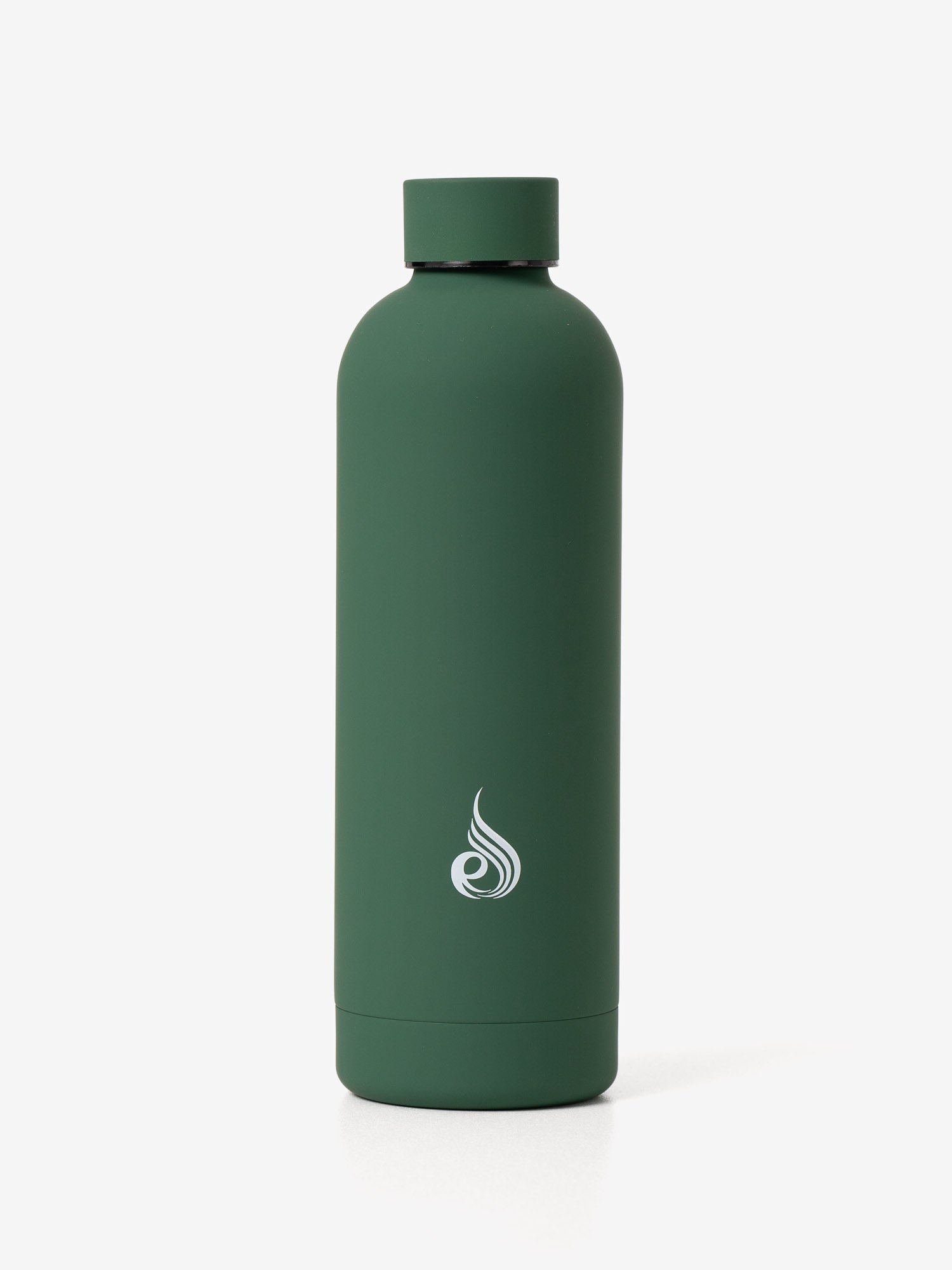 Premium Core Steel Water Bottle - Matte Green, 20oz Insulated Stainless Steel Bottle for Hot & Cold Drinks - Perfect for Gym, Hiking, Travel & Outdoor Activities