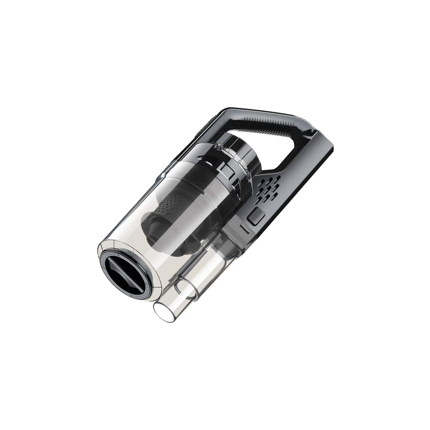 PEDRZ Portable High Power 12V Car Vacuum Cleaner - Mini Handheld Auto Vacuum with 4 Attachments, Cord & Storage Bag - Compact Car Accessories Kit for Interior Detailing (Black) - Perfect for Cars, Trucks, Boats & Home Use