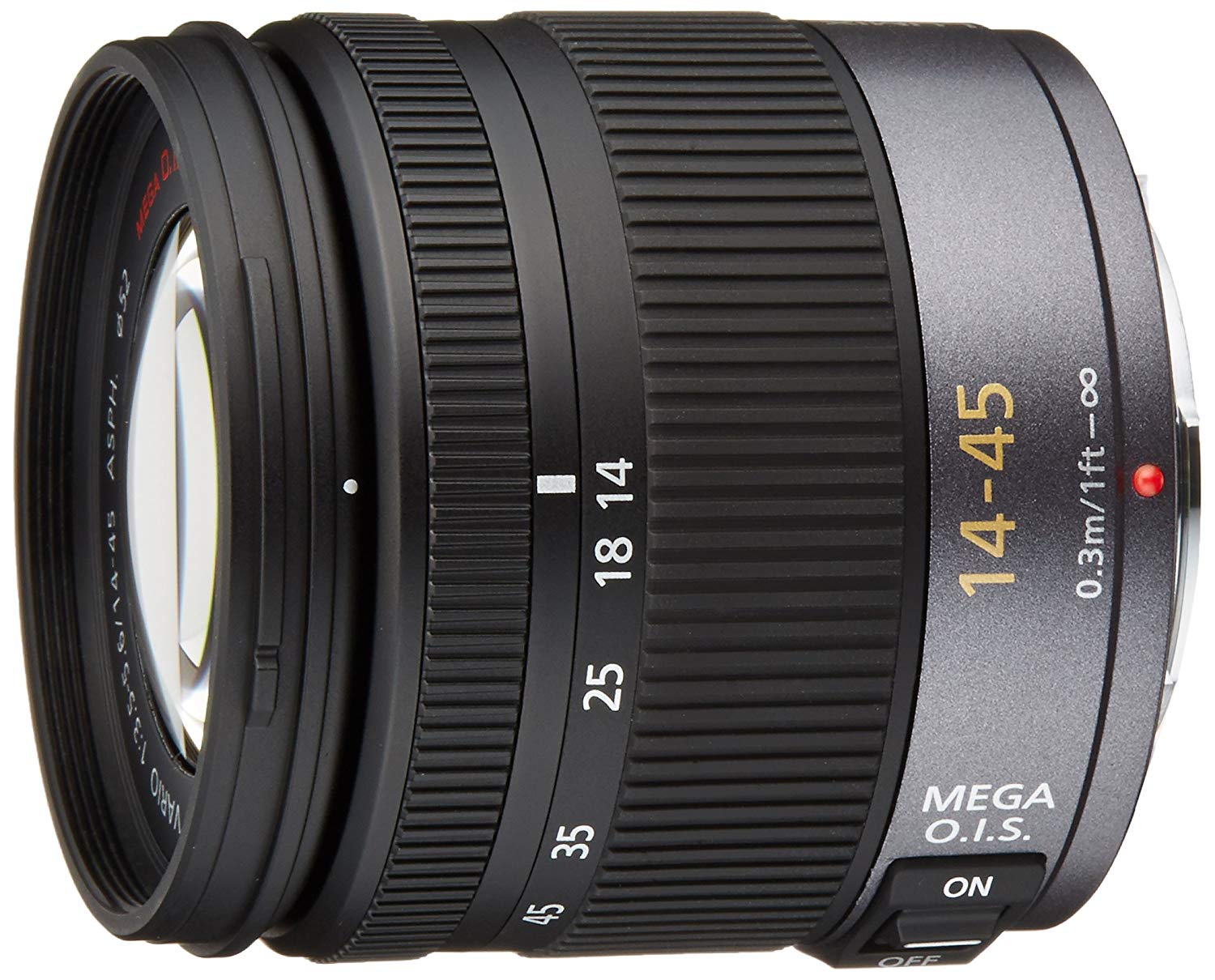 Panasonic Lumix G Vario 14-45mm f/3.5-5.6 ASPH MEGA O.I.S. Lens - Compact Micro Four Thirds Zoom Lens for Travel & Street Photography