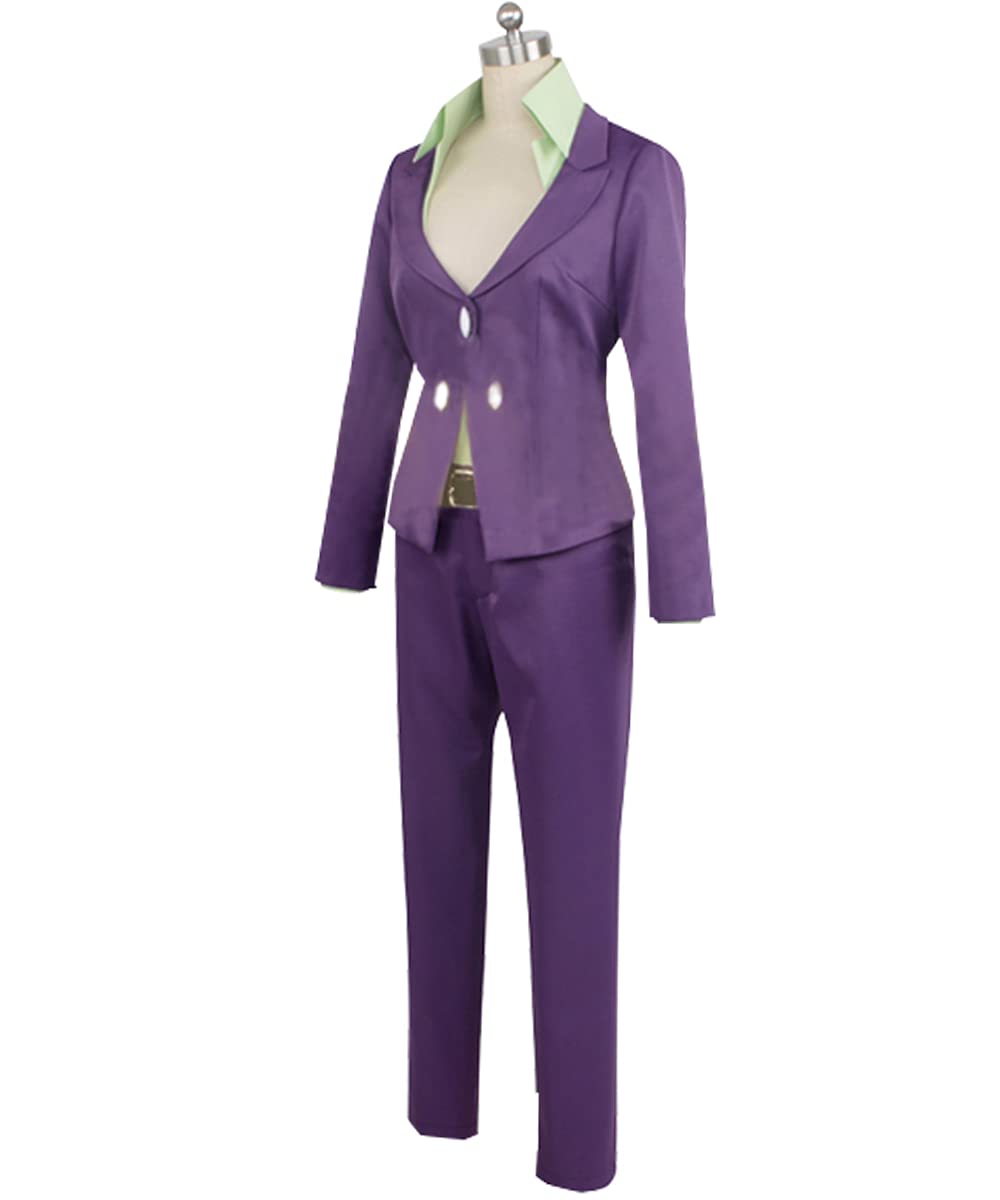 Premium Anime Cosplay Costume - Shion Purple Suit with High-Quality Fabric | Perfect for Halloween, Comic Con, and Cosplay Events