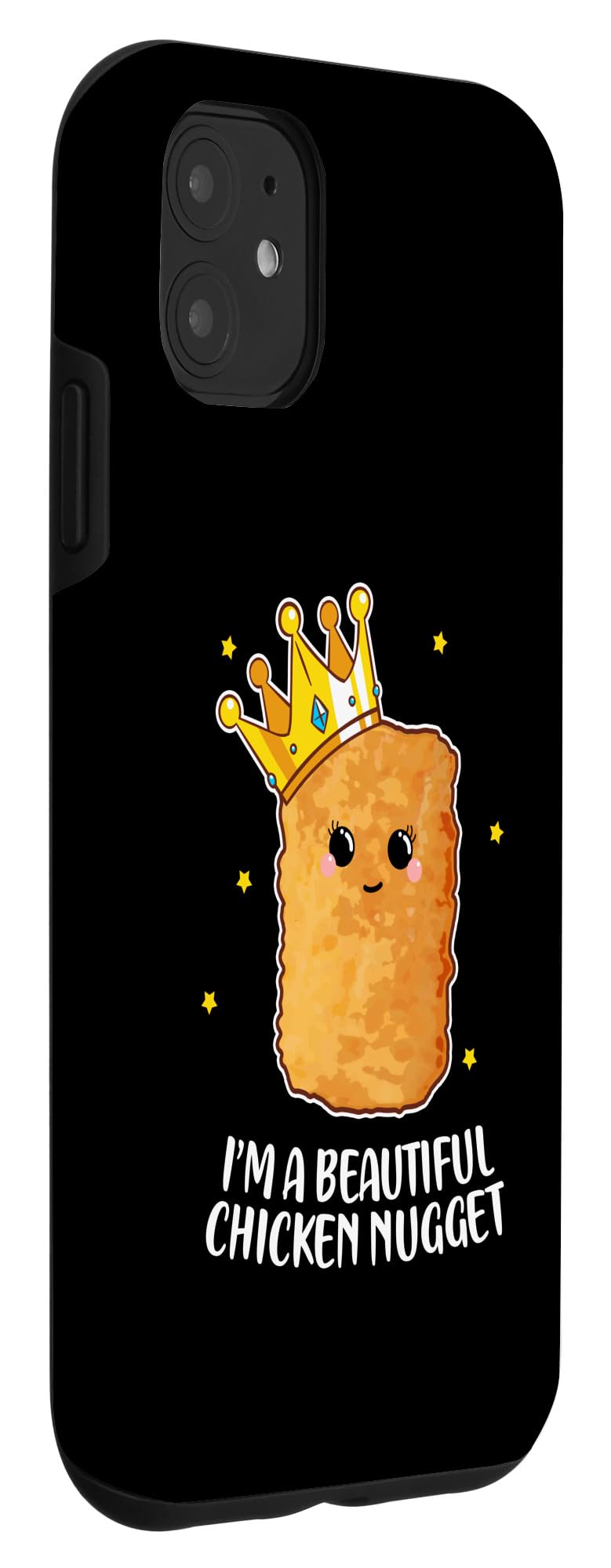 Funny Kawaii Chicken Nugget iPhone 11 Case - Cute Food Lovers Protective Cover with Humorous 