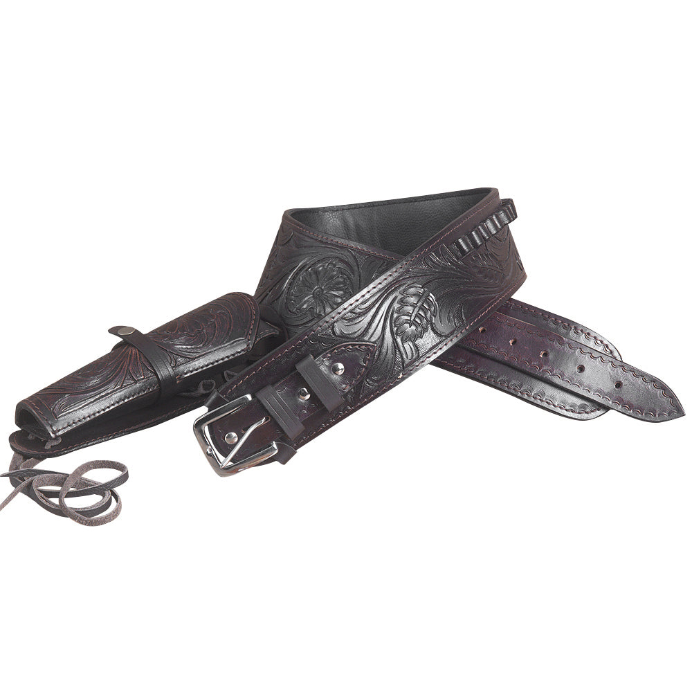 Floral Carving Dark Brown