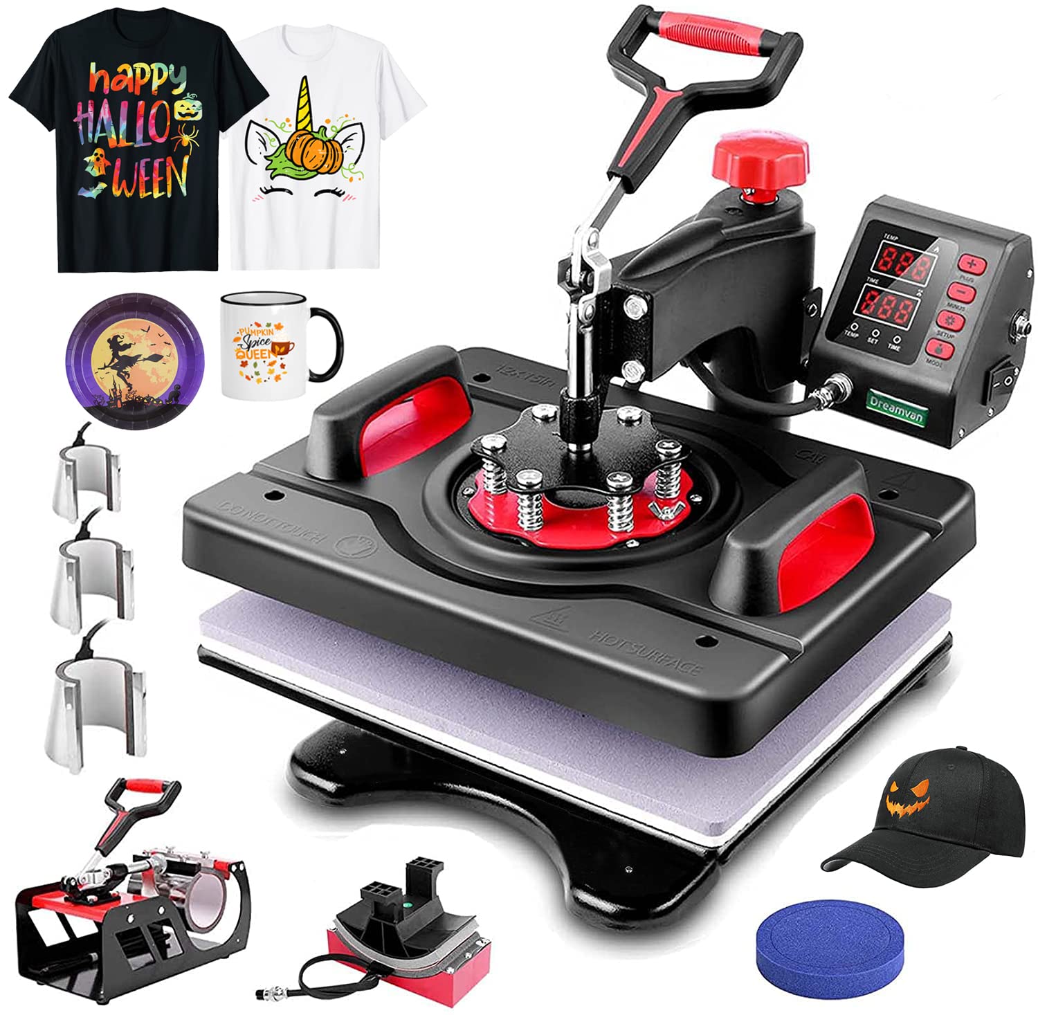 8-in-1 Digital Heat Press Machine 12