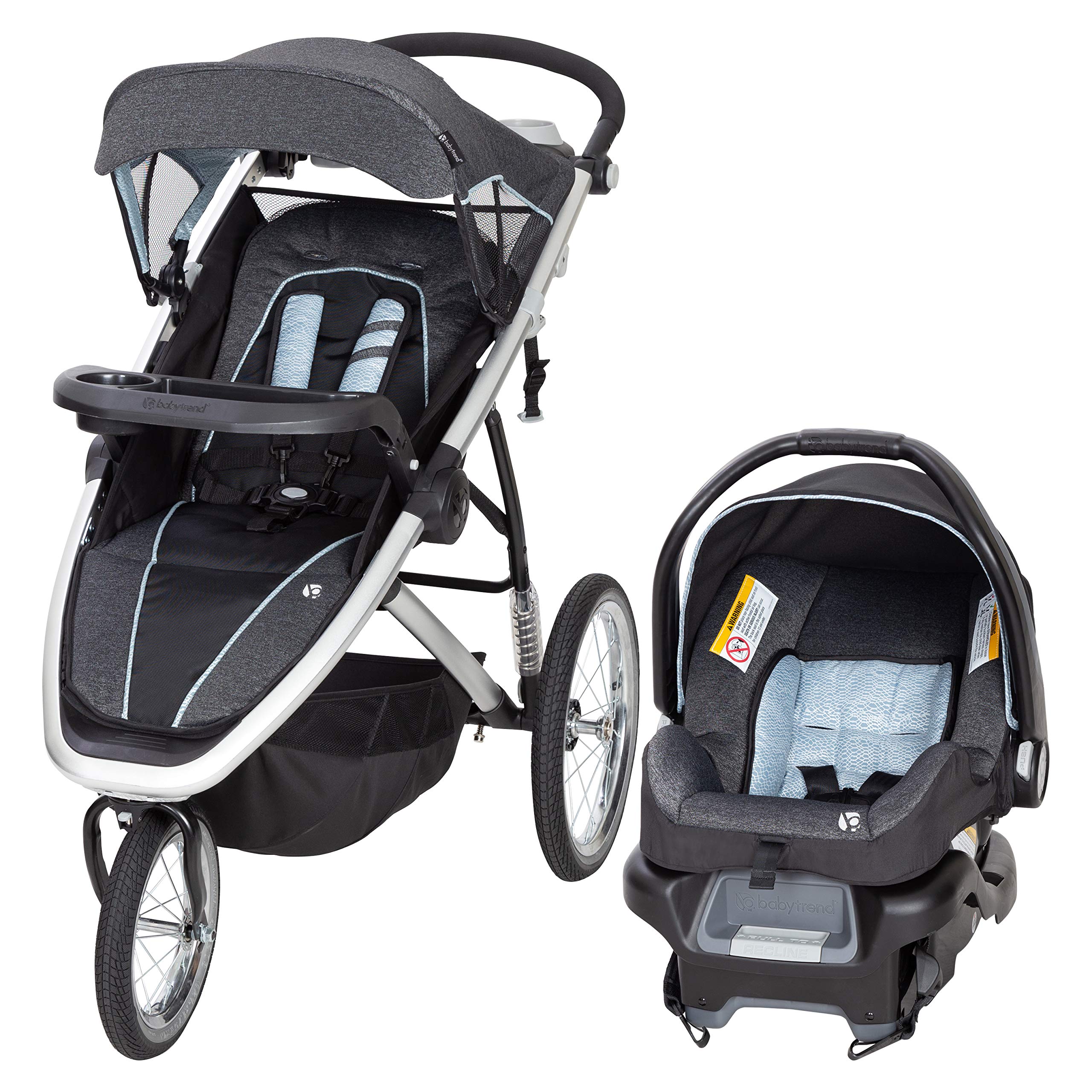 Baby Trend Go Gear Propel 35 Jogger Travel System - Lightweight Stroller & Car Seat Combo for Infants, Blue Spectrum | Perfect for Jogging, Travel & Everyday Use