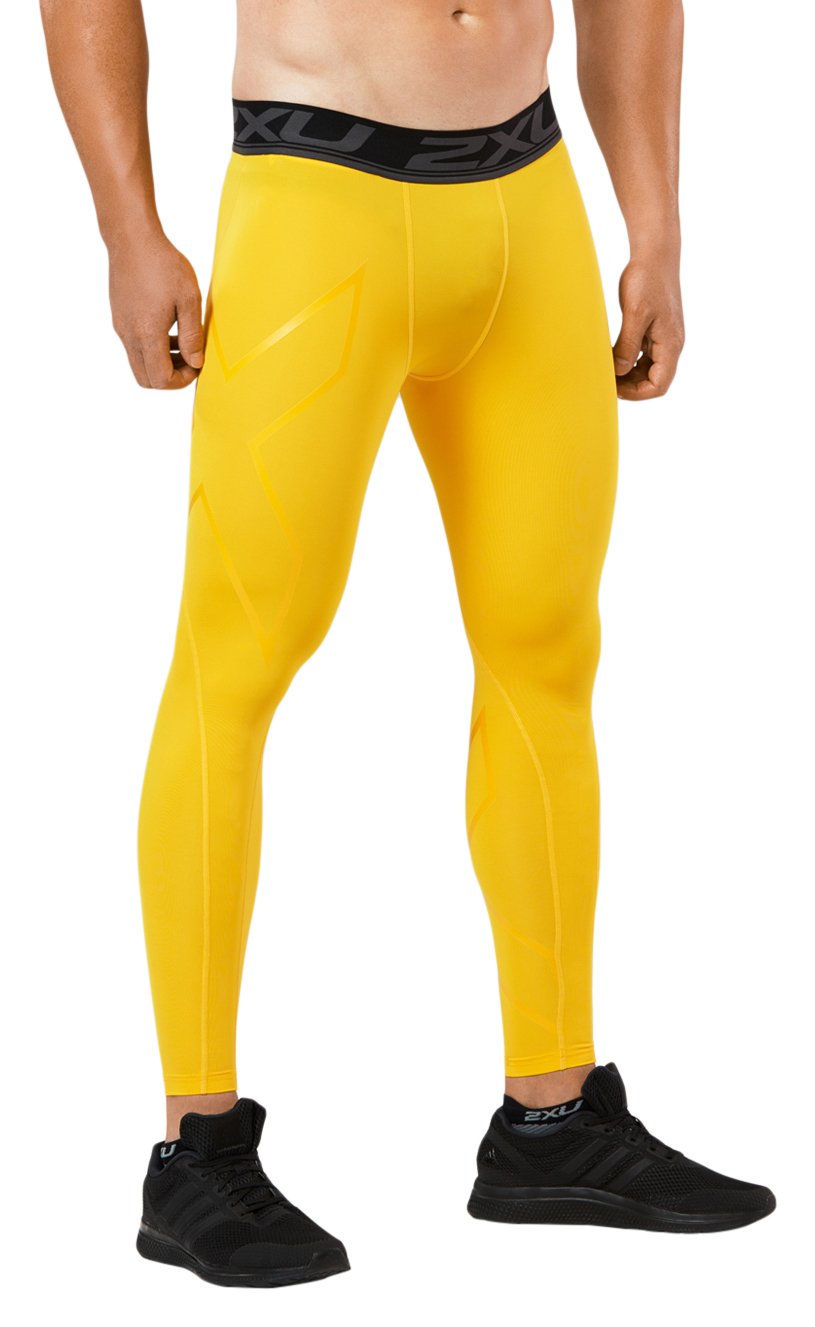 2XU Men's LKRM Compression Tights - High-Performance Running & Workout Leggings for Athletes - Ideal for Marathon, Gym Training & Recovery
