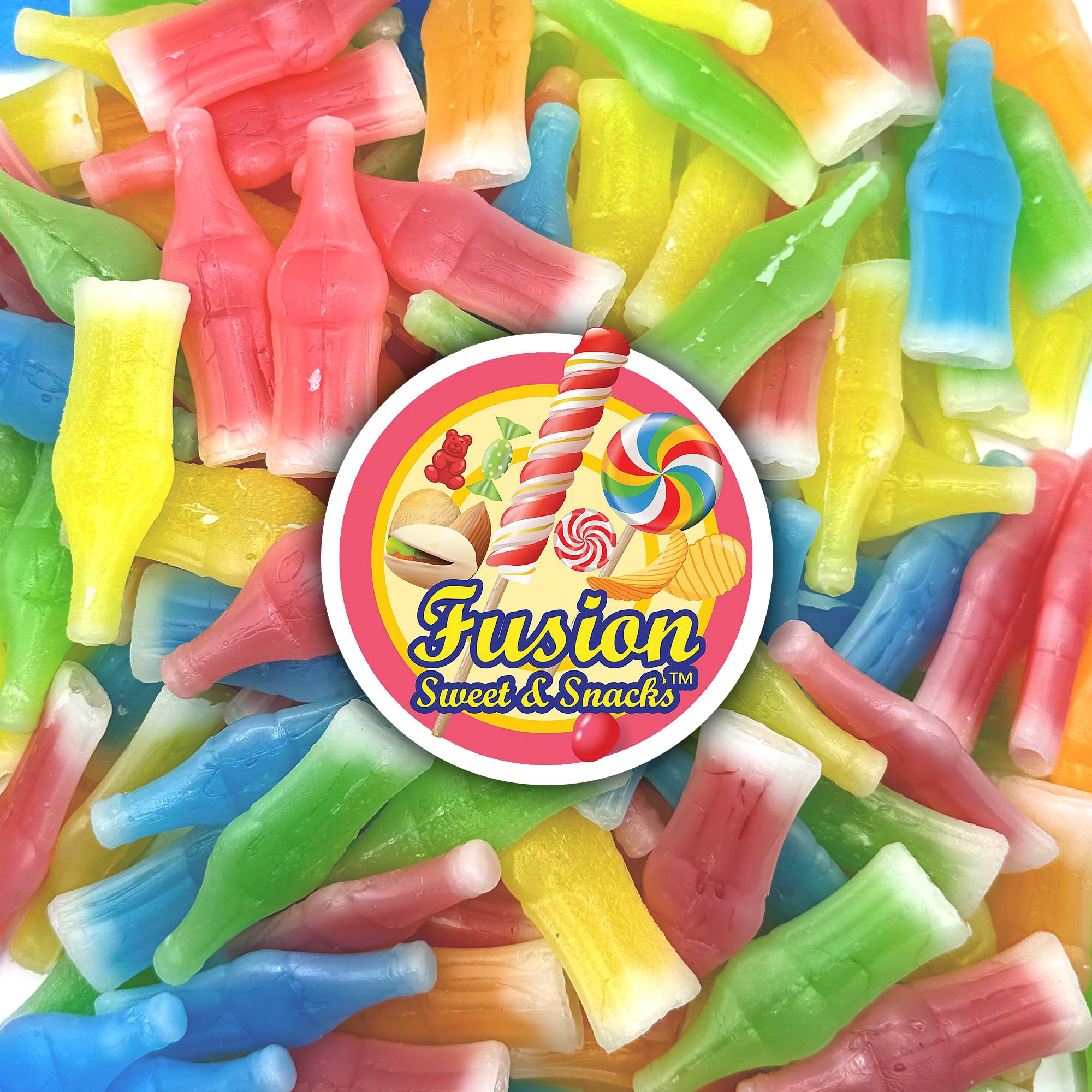 Retro Wax Candy Bottles - 1lb Variety Flavors for Old School Candy Lovers - Perfect for Parties & Nostalgic Gifts
