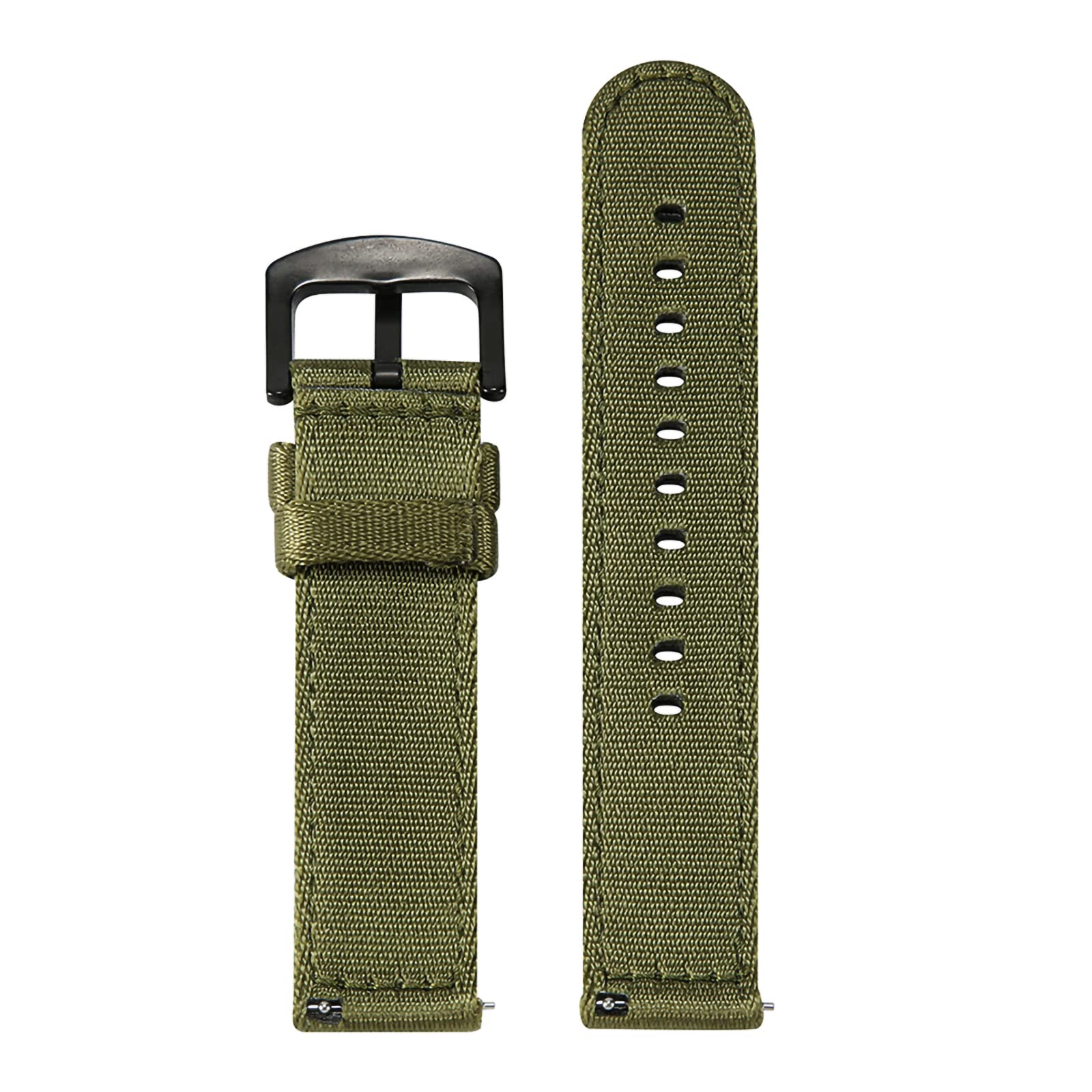 WOUKUP Military Quick Release Nylon Watch Bands - Premium Seat Belt Material Strap 18mm 20mm 22mm - Durable Unisex Watchband for Men & Women - Perfect for Outdoor, Sports & Casual Wear