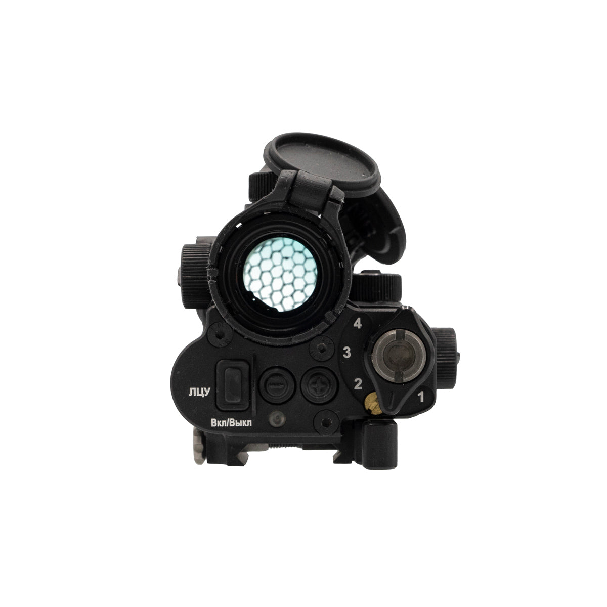 ZenitCo Vzor 4 - 4-in-1 Tactical Rifle Scope with Red Dot Sight, Dual Laser & IR Illuminator - Perfect for Hunting, Airsoft & Military Training