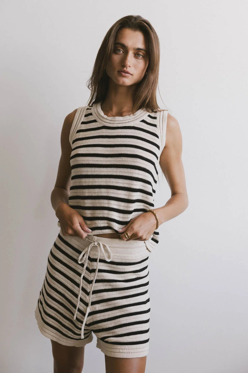 Esme Knit Tank Top for Women - Soft & Breathable Summer Casual Wear - Perfect for Beach, Travel & Everyday Outfits - FINAL SALE