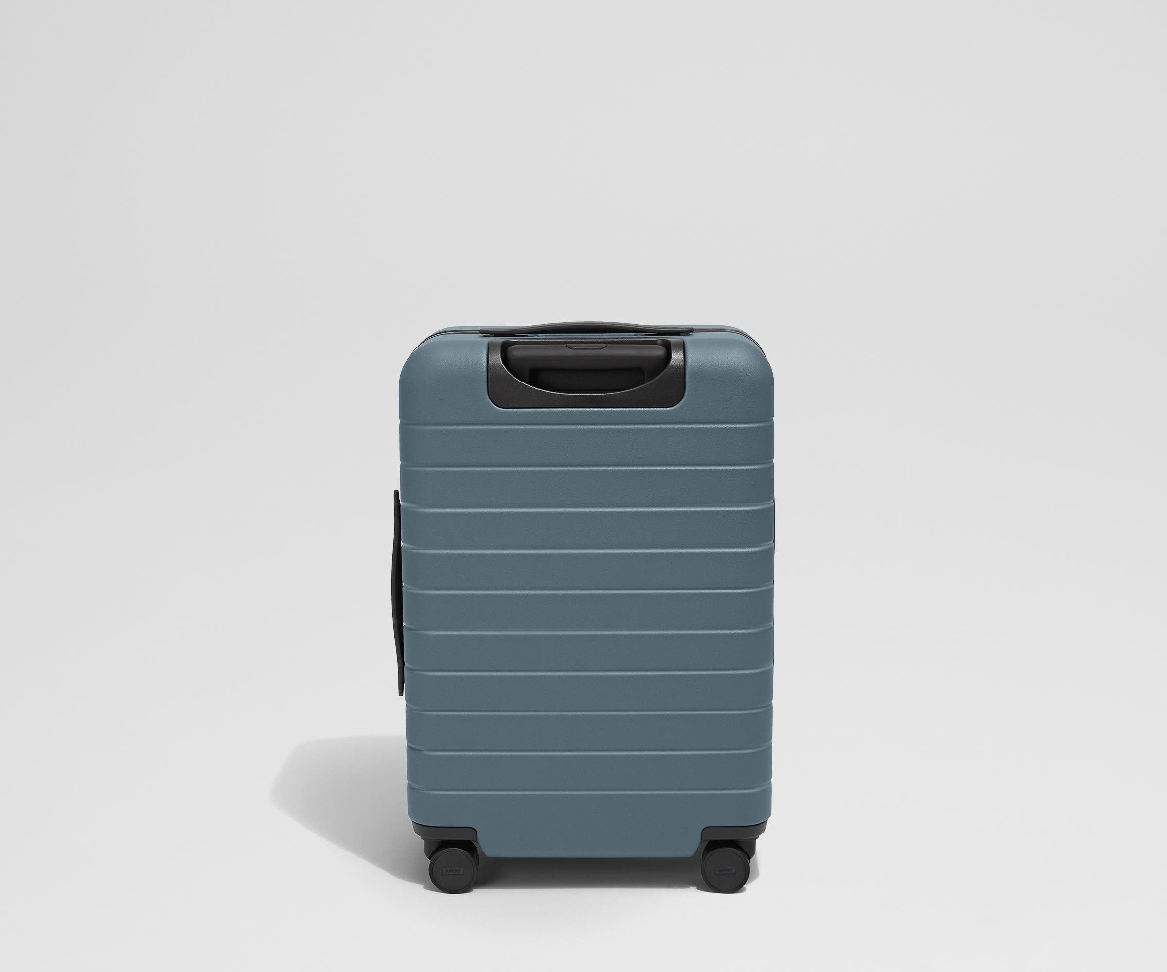 Executive Bigger Carry On Luggage in Coast Blue - Perfect for Business Travel & Weekend Getaways