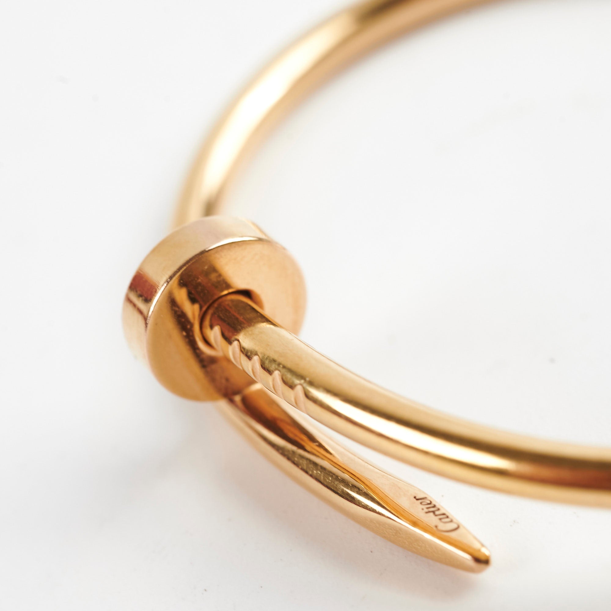 Cartier Juste un Clou Bracelet 18K Pink Gold Size 17 - Luxury Jewelry Gift for Women, Perfect for Weddings, Anniversaries & Special Occasions