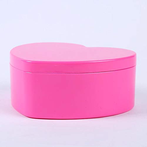 Heart-Shaped Jewelry Box for Women - Plastic Jewelry Storage Organizer with Compartments | Perfect for Travel, Gift Giving & Home Decor