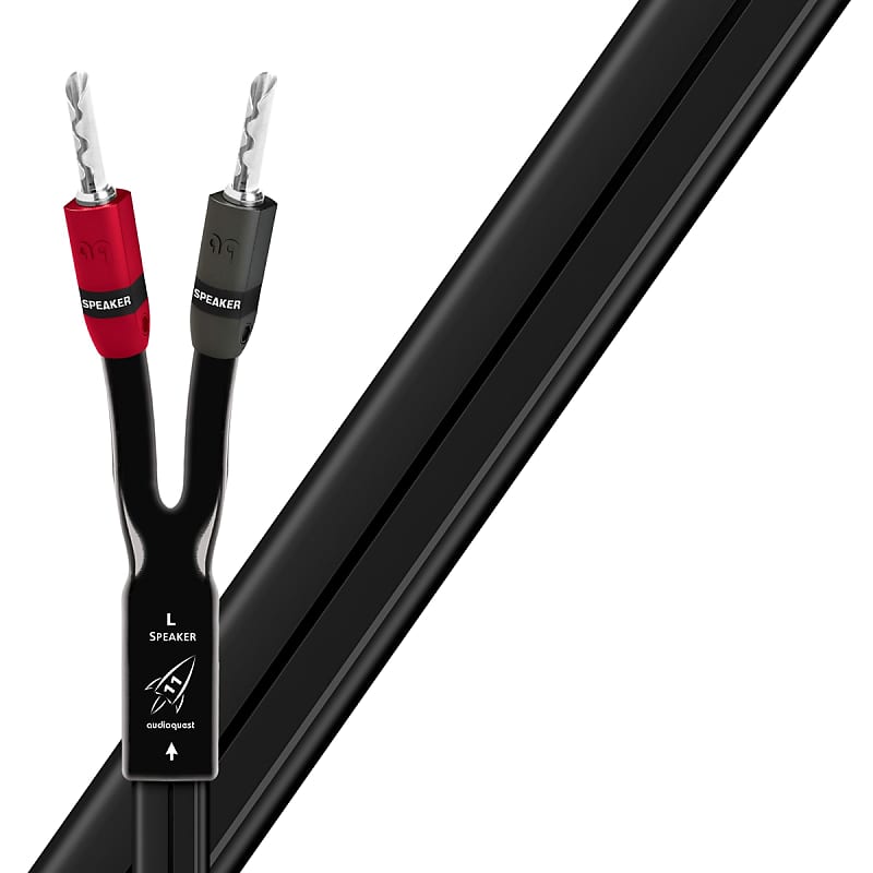AudioQuest Rocket 22 High-Performance Speaker Cable - Premium Audio Cable for Home Theater & Hi-Fi Systems - Perfect for Surround Sound & Stereo Setups