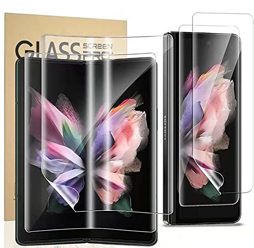Samsung Galaxy Z Fold 5 Screen Protector 2-Pack - HD Clear, Anti-Scratch for Daily Use