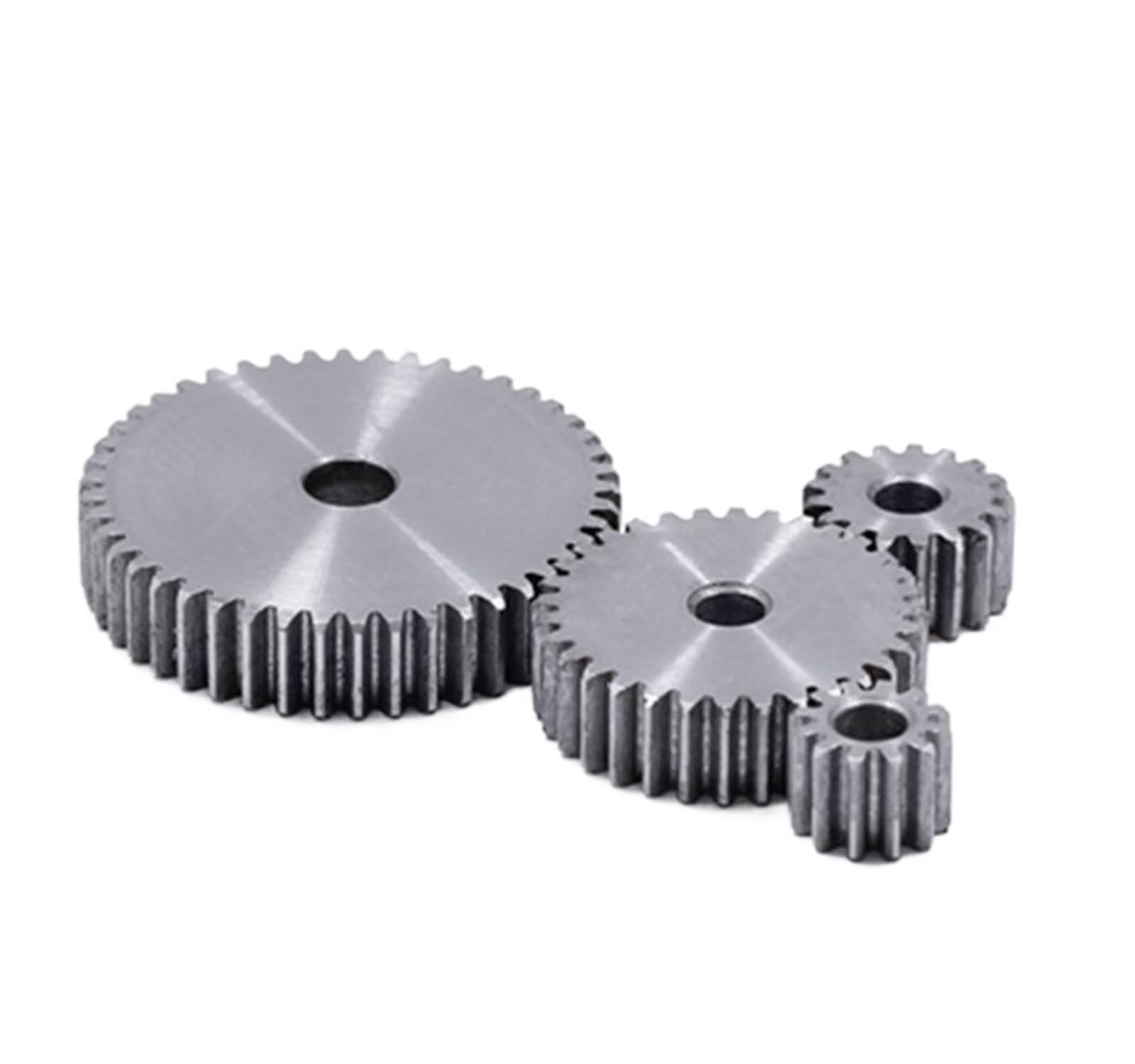 1M Steel Spiral Bevel Gear - 45 to 60 Teeth, 10MM Thickness - DIY Machining Holes - High Precision Spur Gear for Robotics, RC Cars & Industrial Machinery (1pc, 1m47t)