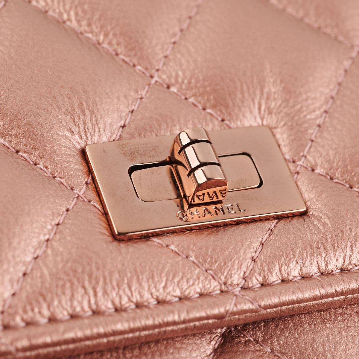 Chanel Reissue Wallet On Chain (WOC) Rose Gold Crossbody Bag - Luxury Designer Handbag for Women | Perfect for Evening Parties, Date Nights & Special Occasions