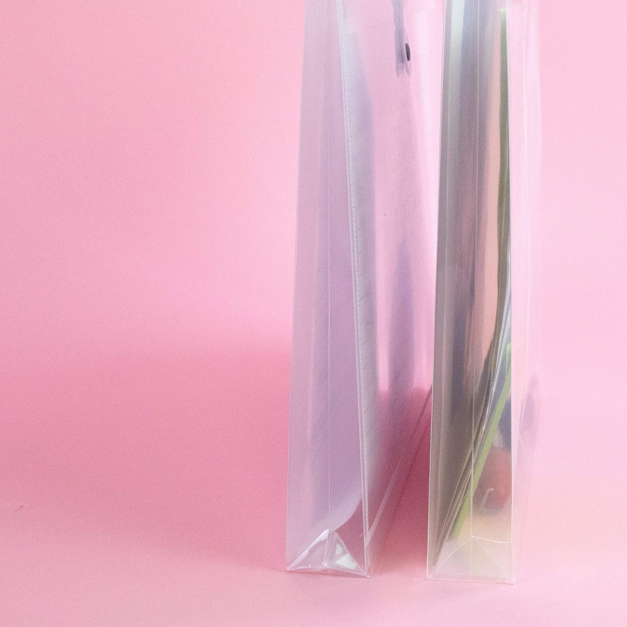 BAZIC Clear Plastic Envelopes with String Closure - Letter Size (9