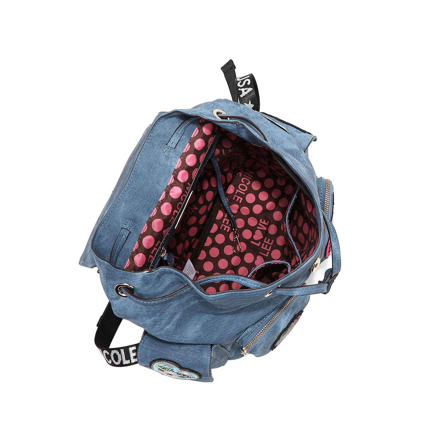 Multi-Patch Backpack - Stylish & Durable School & Travel Bag for Students & Professionals | Perfect for College, Work & Outdoor Adventures