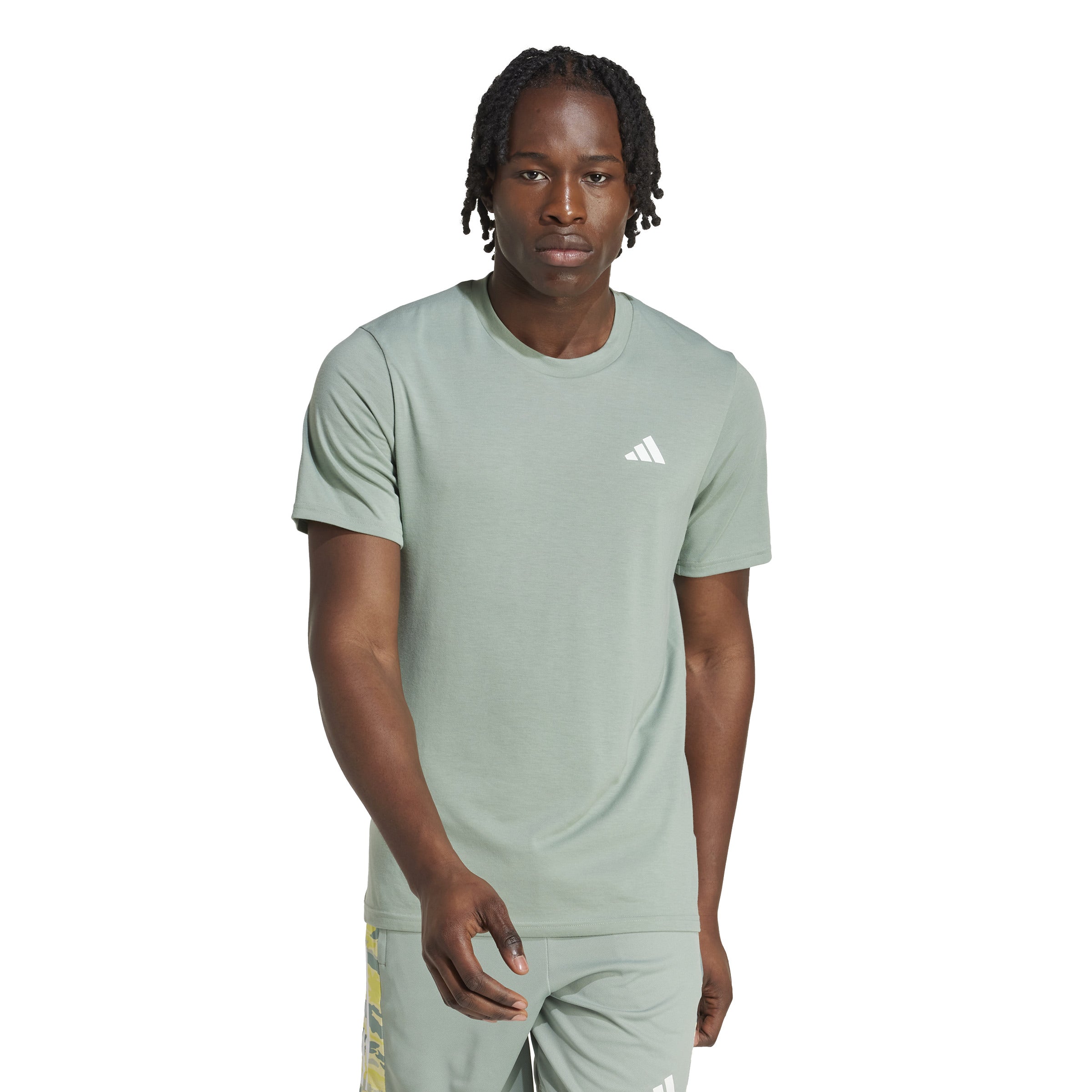 Adidas Train Essentials Feelready Training T-Shirt for Men - Lightweight Workout Shirt with Moisture-Wicking Fabric for Gym, Running & Sports Activities