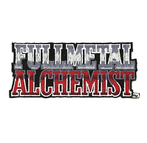 Fullmetal Alchemist FMA Logo Embroidered Iron-On Patch - Anime Cosplay Costume Accessory for Jackets, Bags & Hats