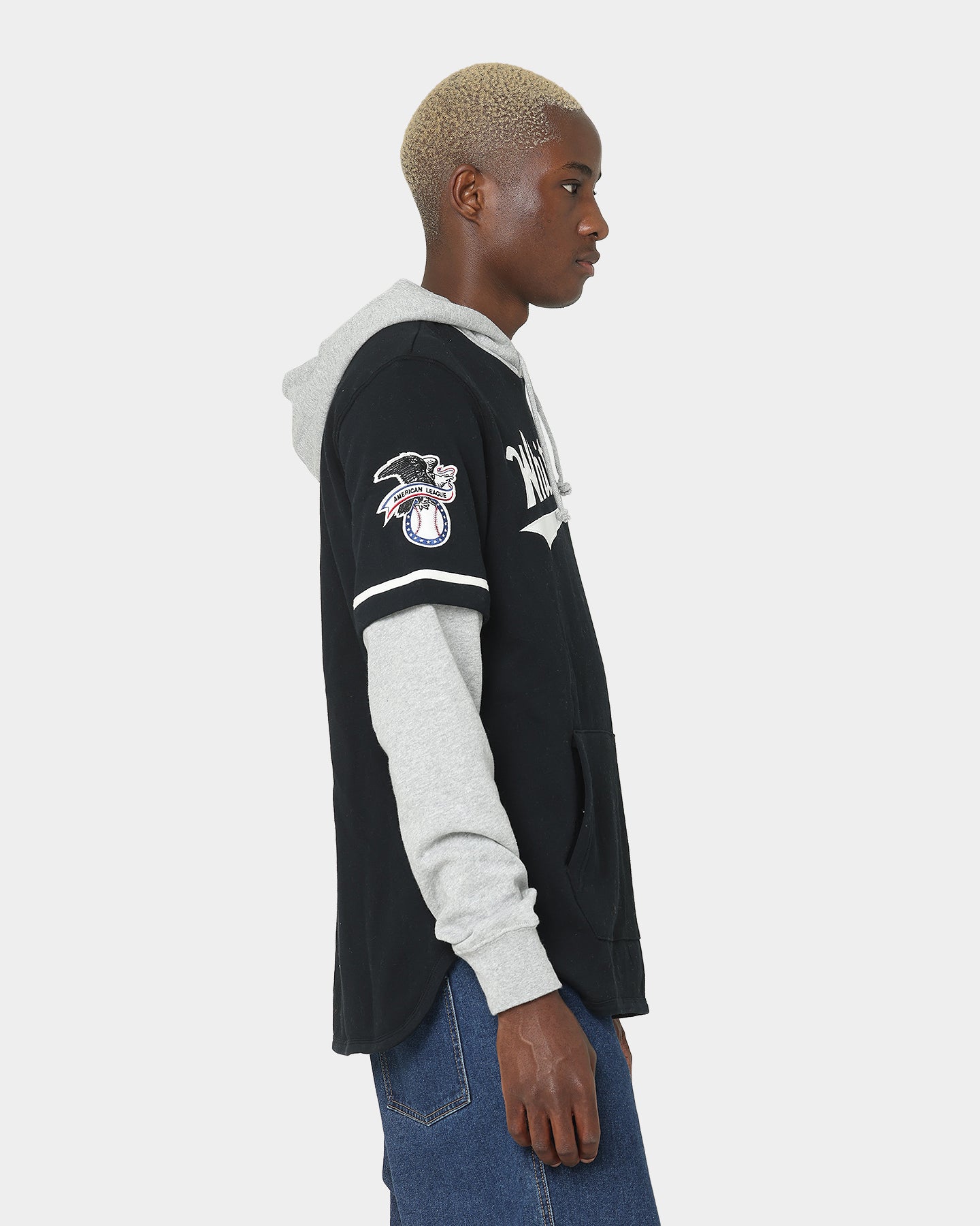 47 Brand Chicago White Sox Shortstop Hoodie - Jet Black MLB Fan Gear for Men & Women - Perfect for Game Day & Casual Wear