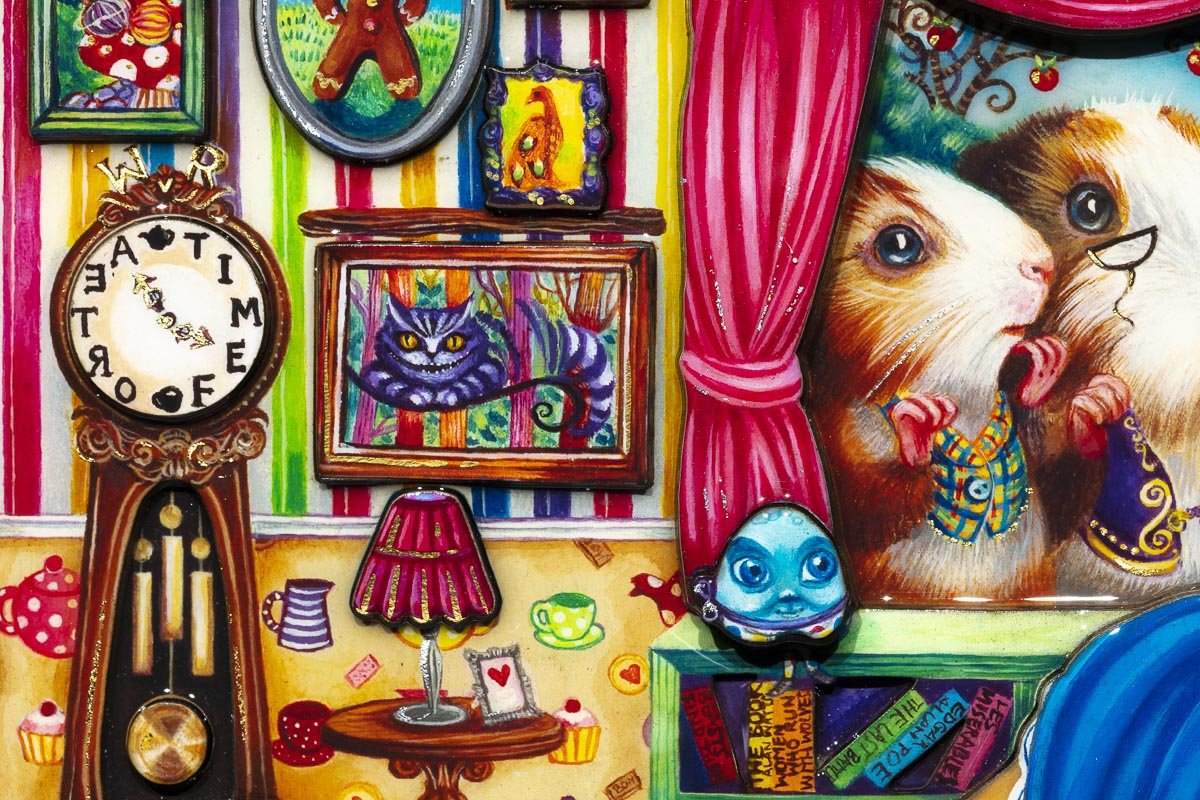 Alice in William Rabbit's House - Rare Artist Proof Edition - Collectible Vintage Book - Perfect for Disney Fans & Classic Literature Collectors