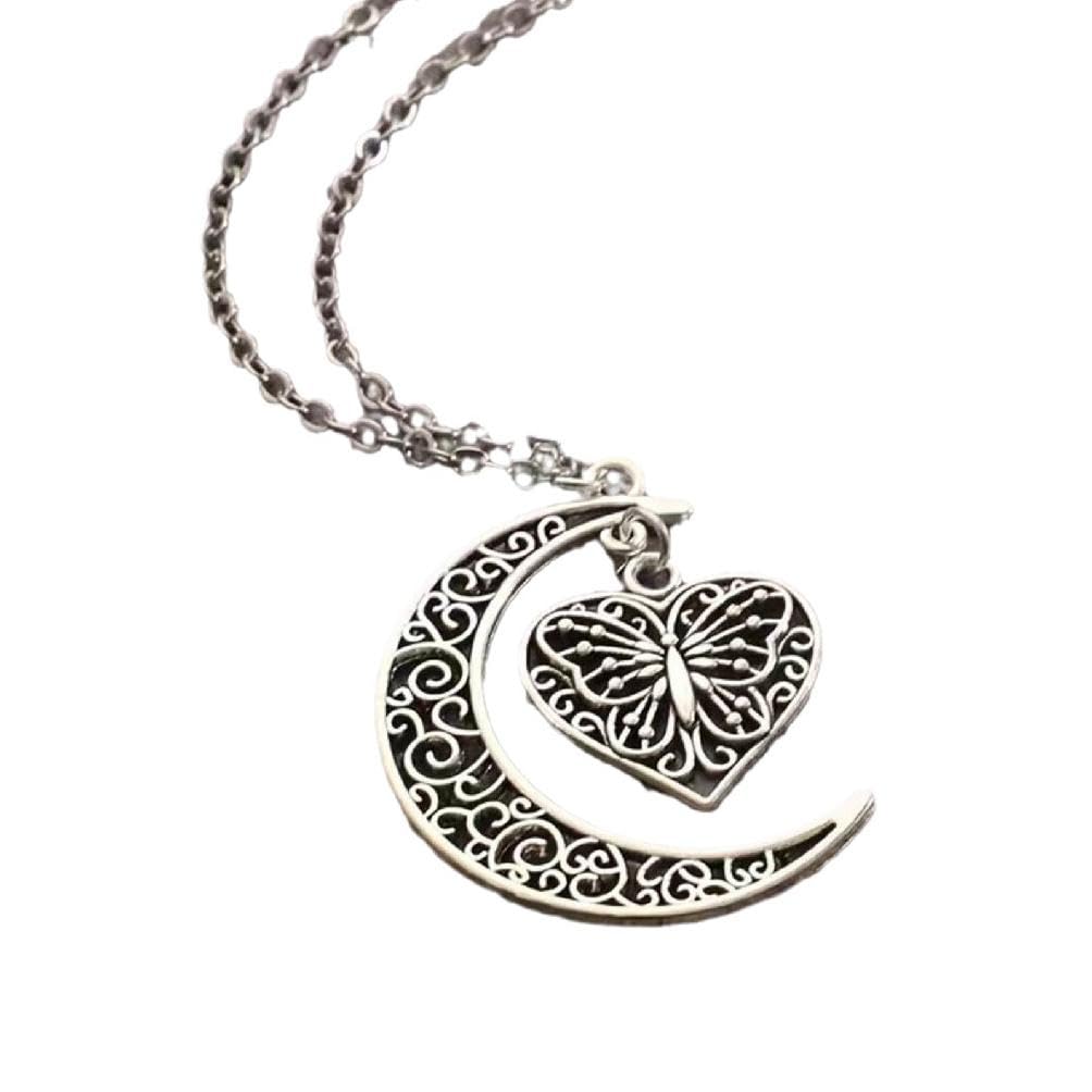 LIUASMUE Simple Sun Moon Pendant Necklace - Dainty Clavicle Chain Choker for Women, Minimalist Statement Jewelry with Celestial Charm - Perfect for Everyday Wear, Date Nights & Boho Fashion