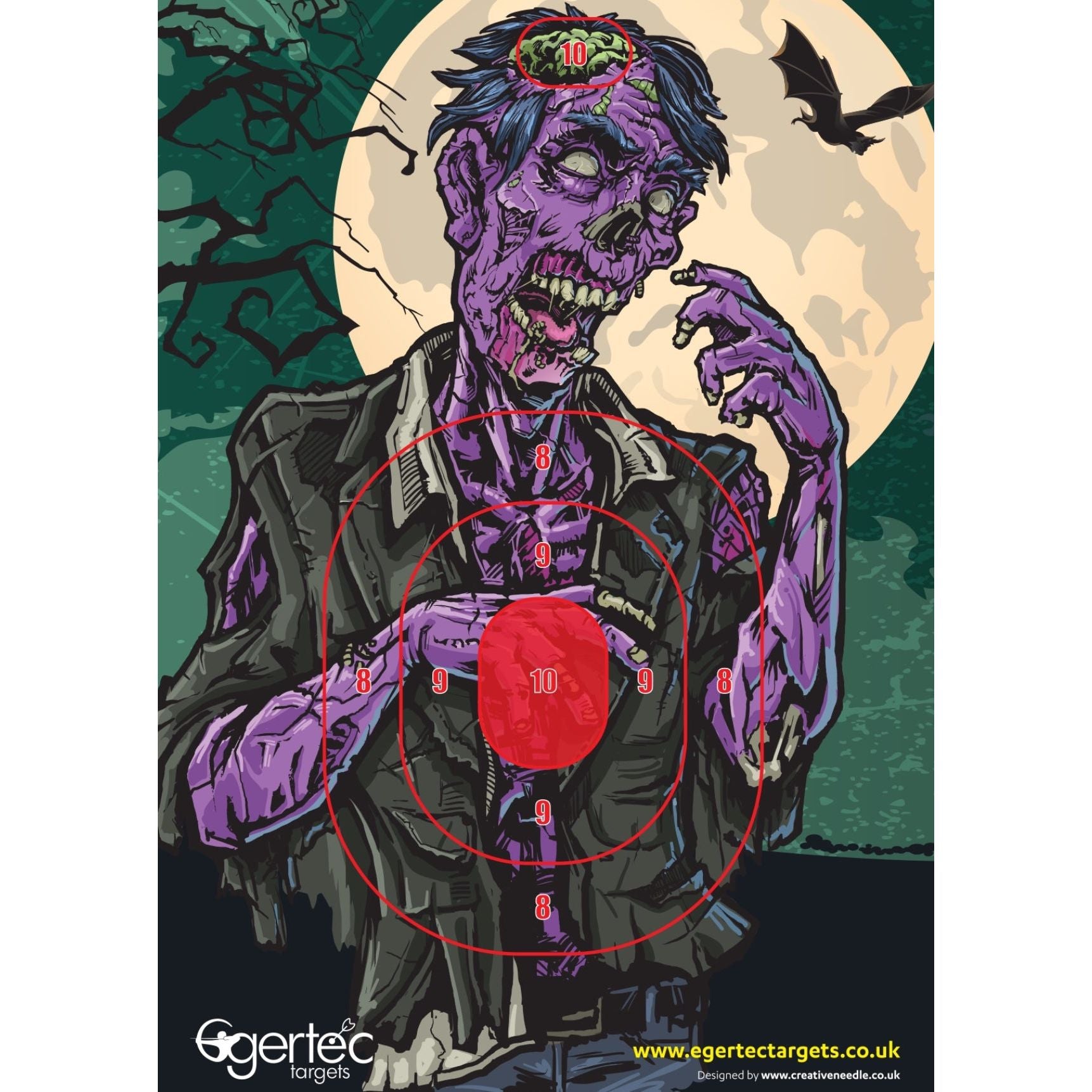 Halloween Target Faces - Scary & Fun Masks for Trick or Treating, Cosplay & Halloween Parties