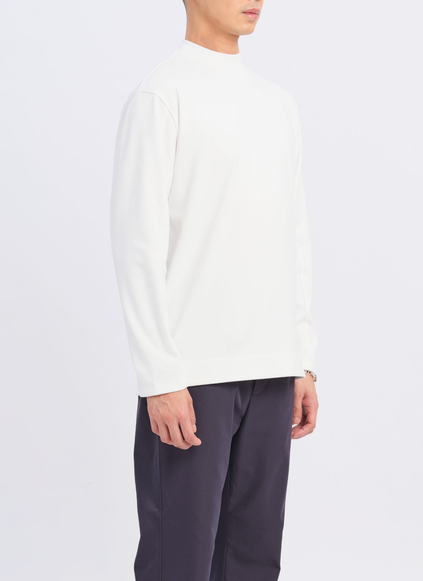 Soft Polyester Velvet Fleece Mock Neck Top for Women - Cozy Winter Layering & Casual Outfits